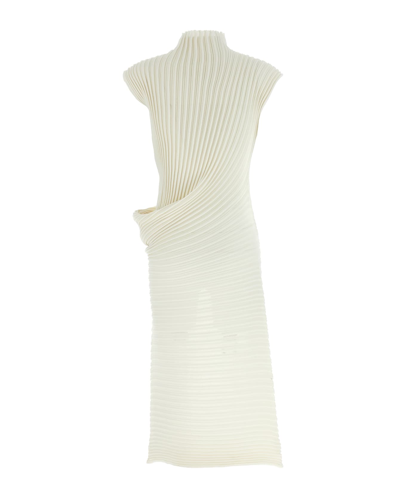 Issey Miyake 'stream' Dress - White