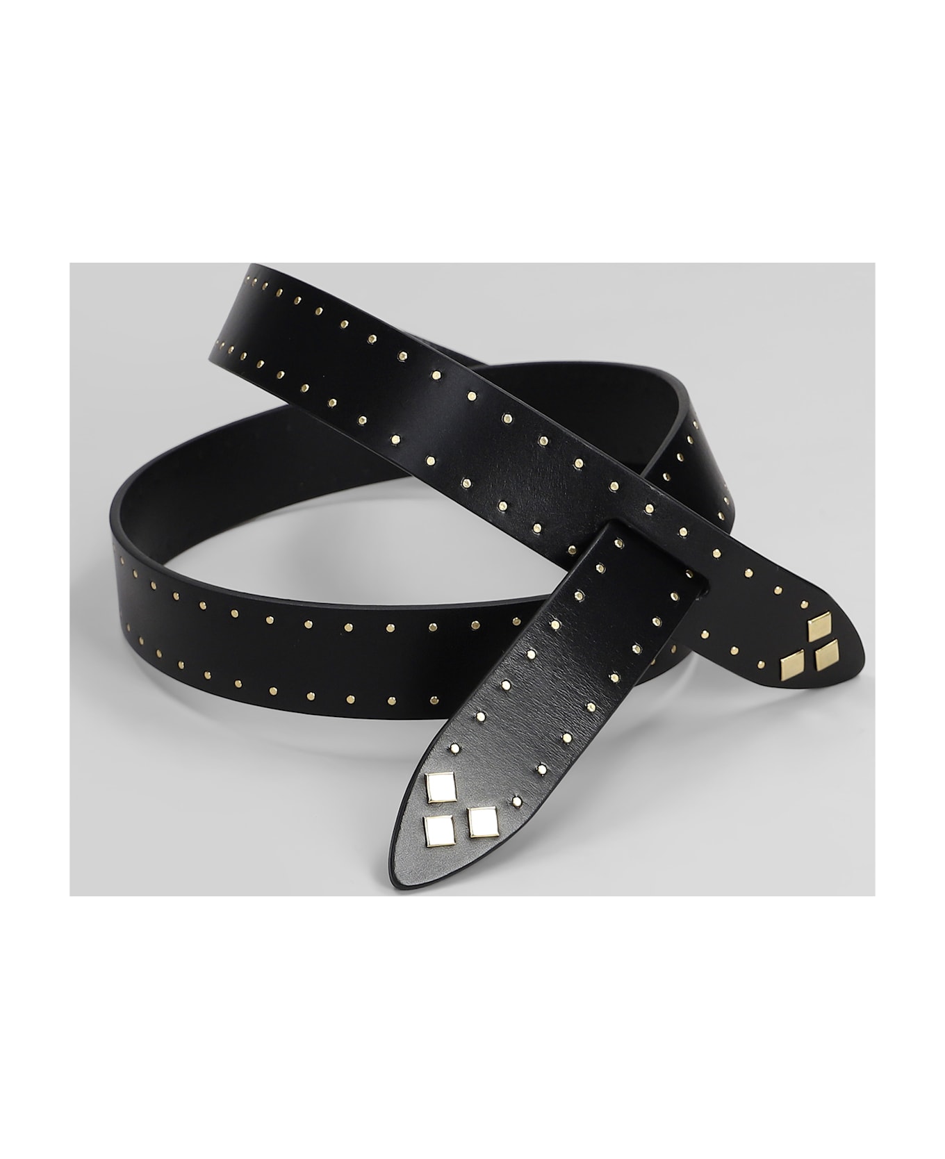 Lecce Belts In Black Leather