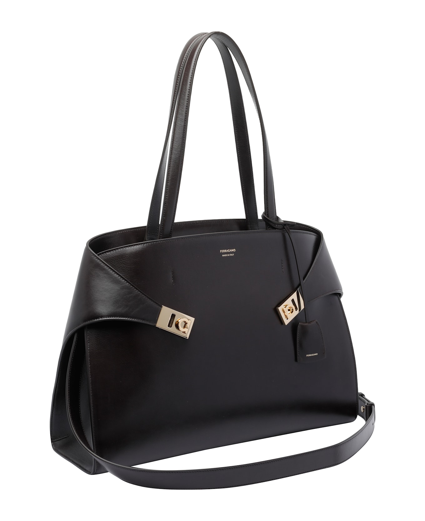 Ferragamo Hug Shoulder Bag - Brown