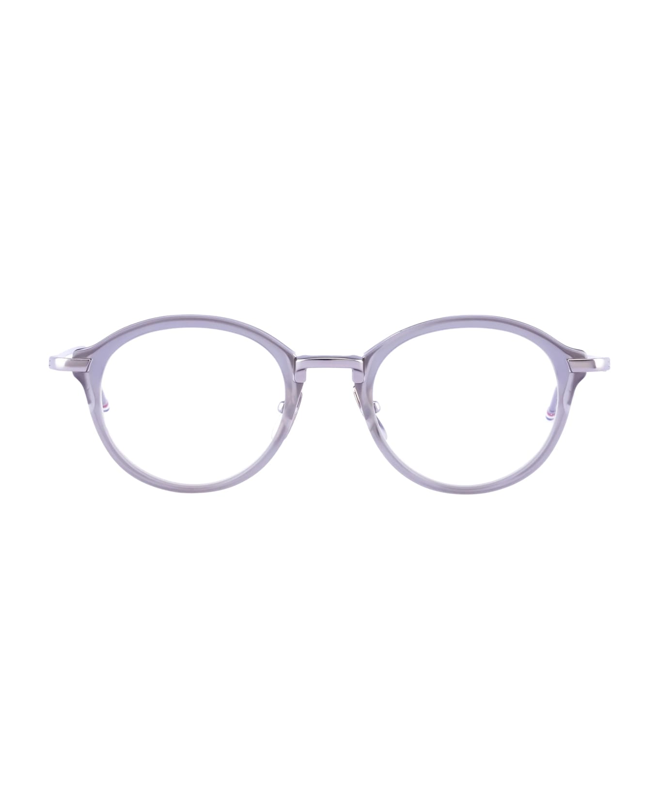 Thom Browne Round - Light Grey Rx Glasses - grey