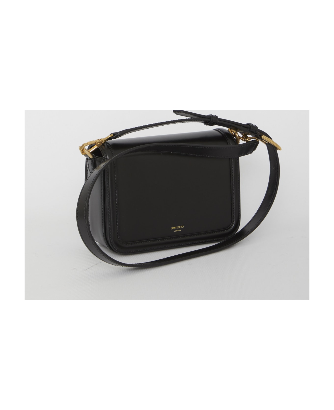 Jimmy Choo ★Diamond Crossbody★韓国セレブ人気 Jimmy Choo Diamond Leather Crossbody Bag | Black | FARFETCH