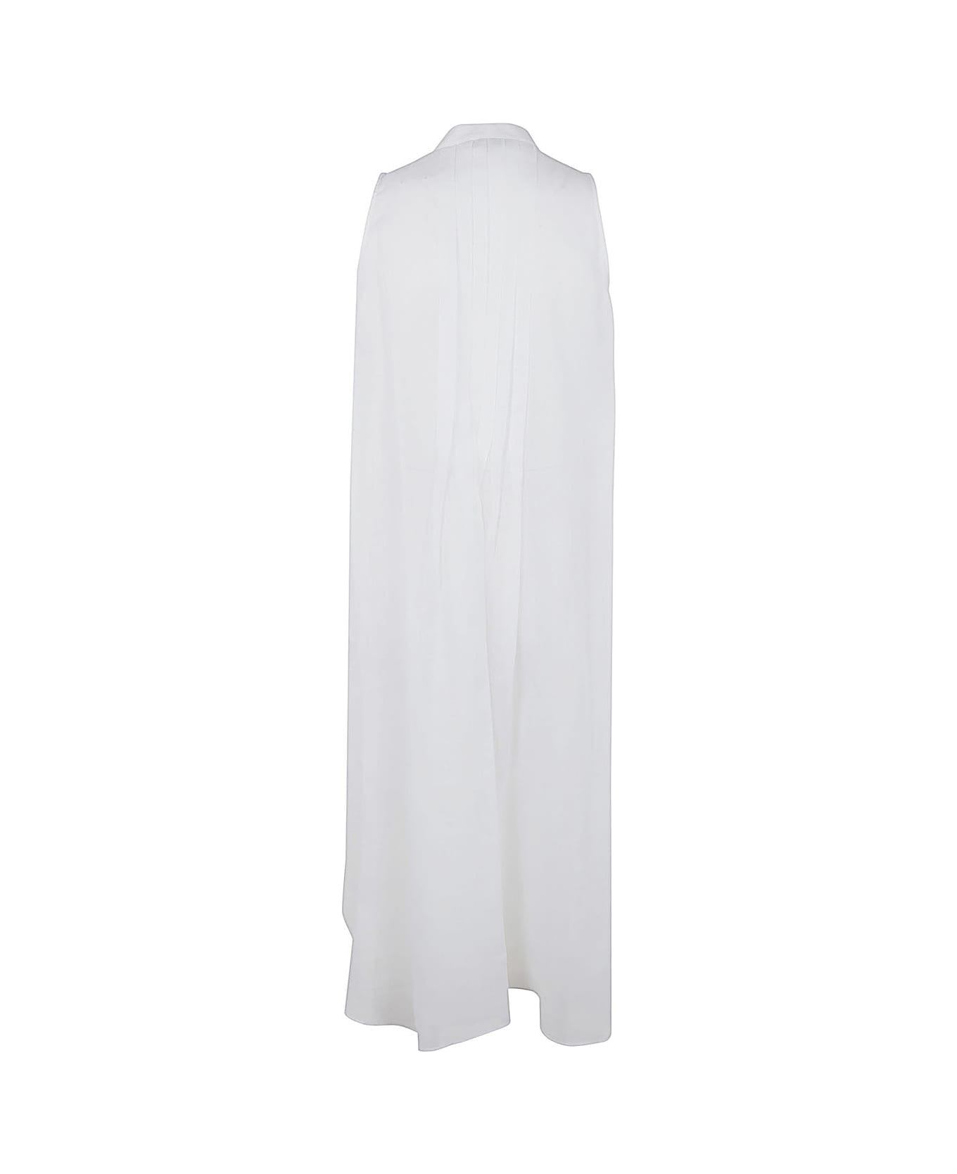 Antonelli Martin Sleeveless Pleated Tunic - White ワンピース＆ドレス
