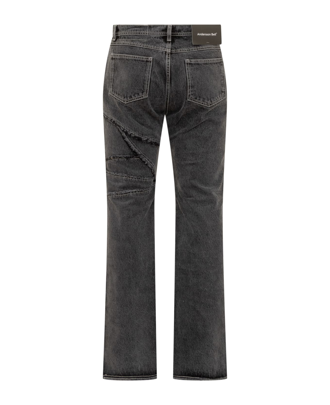 Andersson Bell Wax Jeans - BLACK