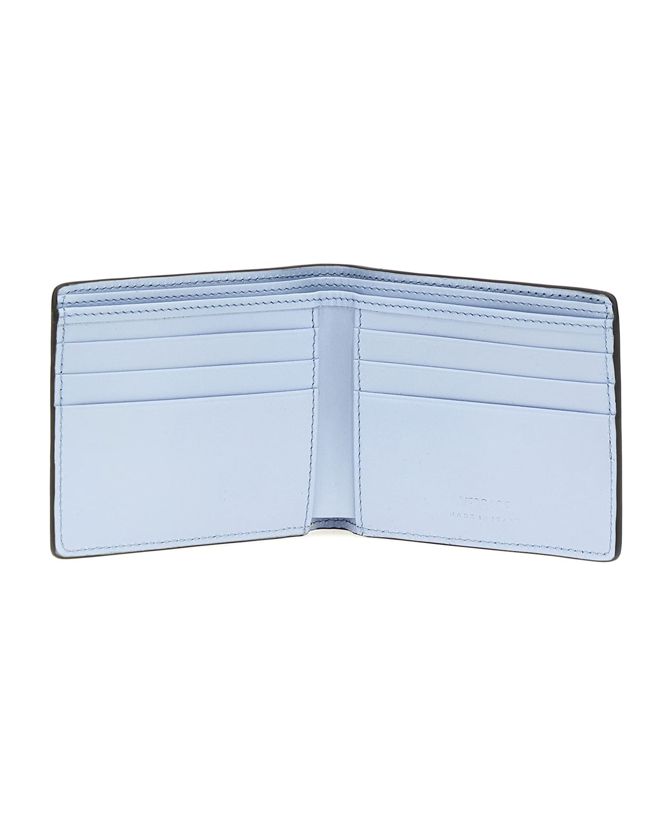 Versace 'tag Logo' Wallet - Multicolor