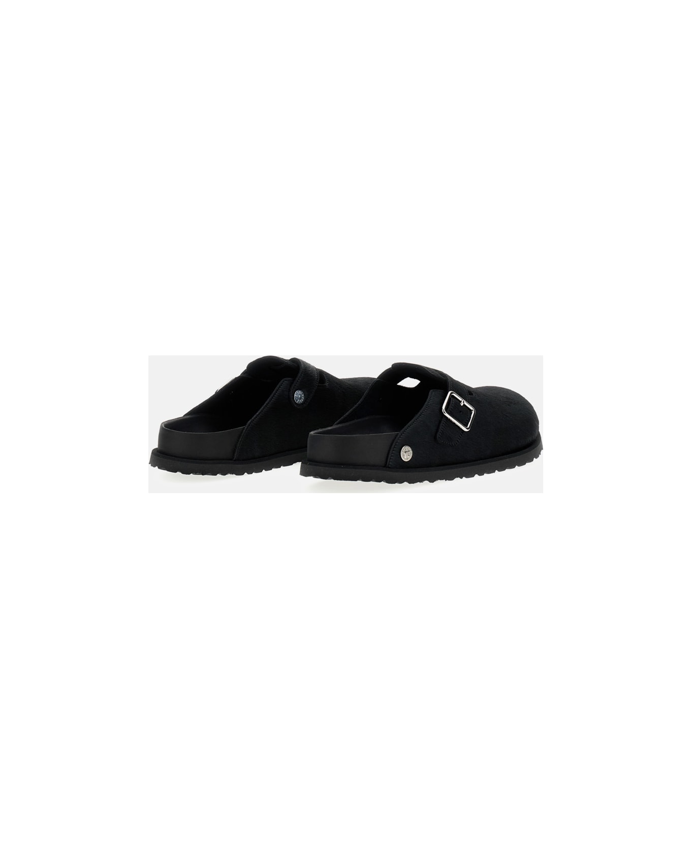 Birkenstock Boston Pony Hair Exq 1774 - Black