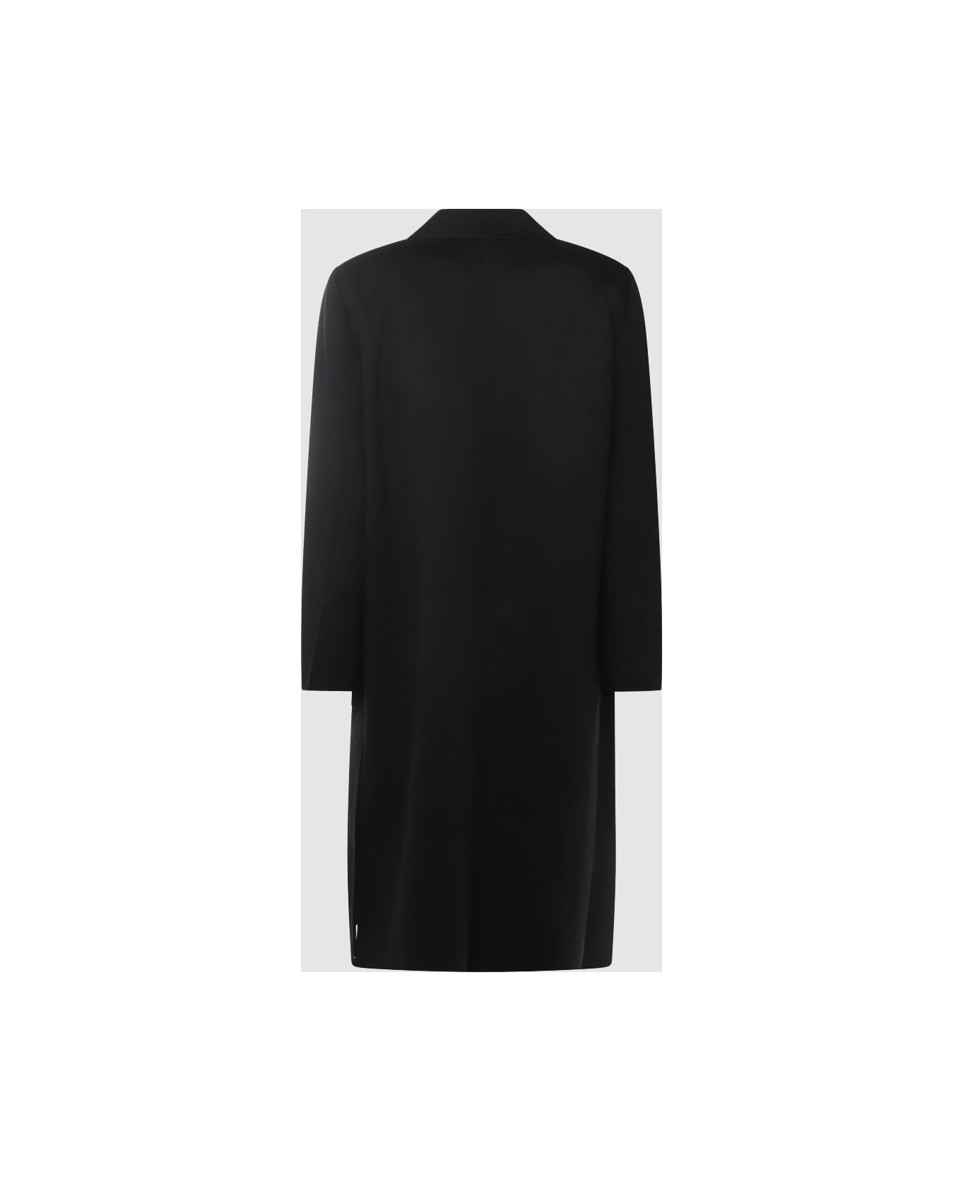 Fendi Black Wool Coat - Black