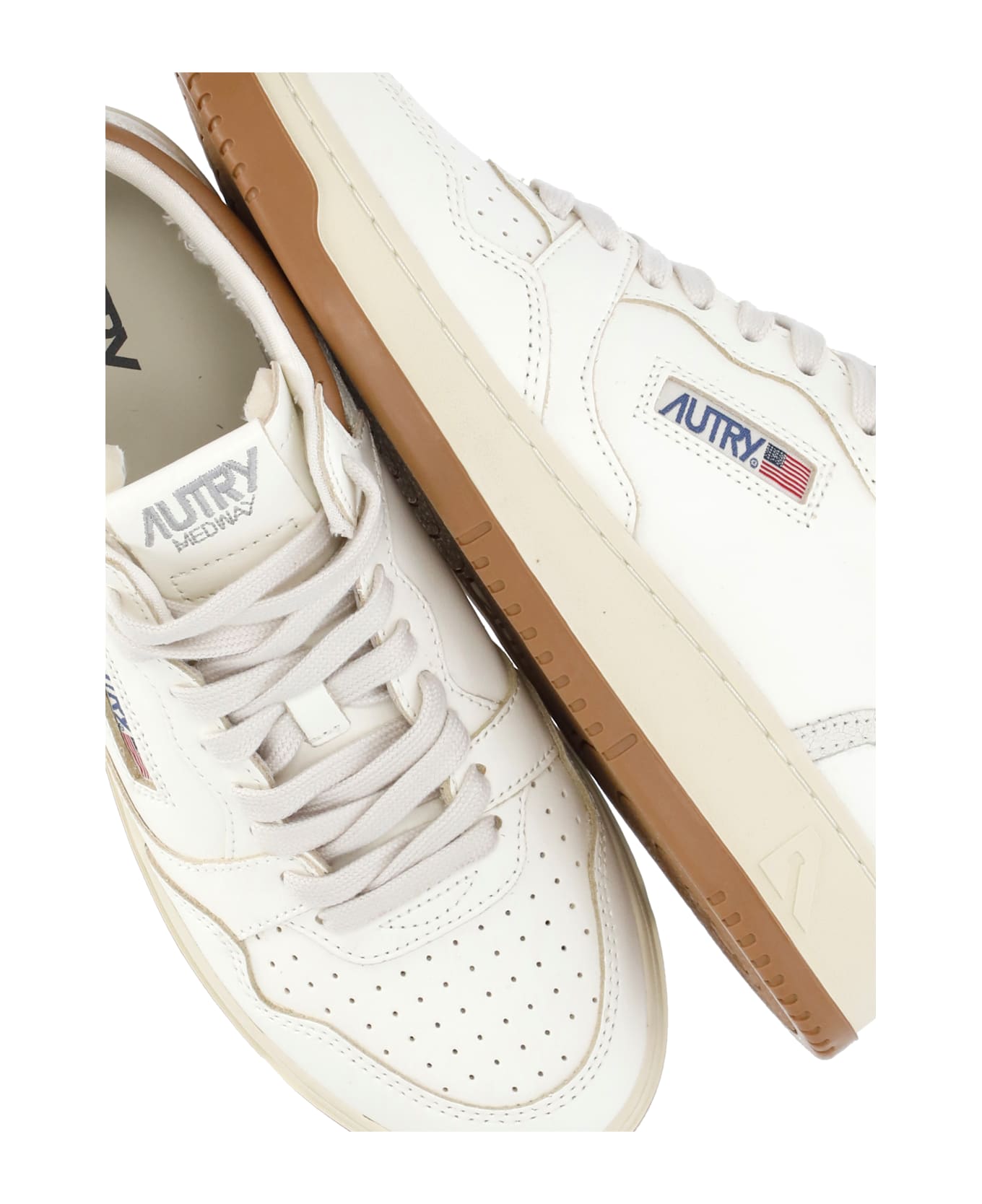Autry Med-way Sneakers - Ivory