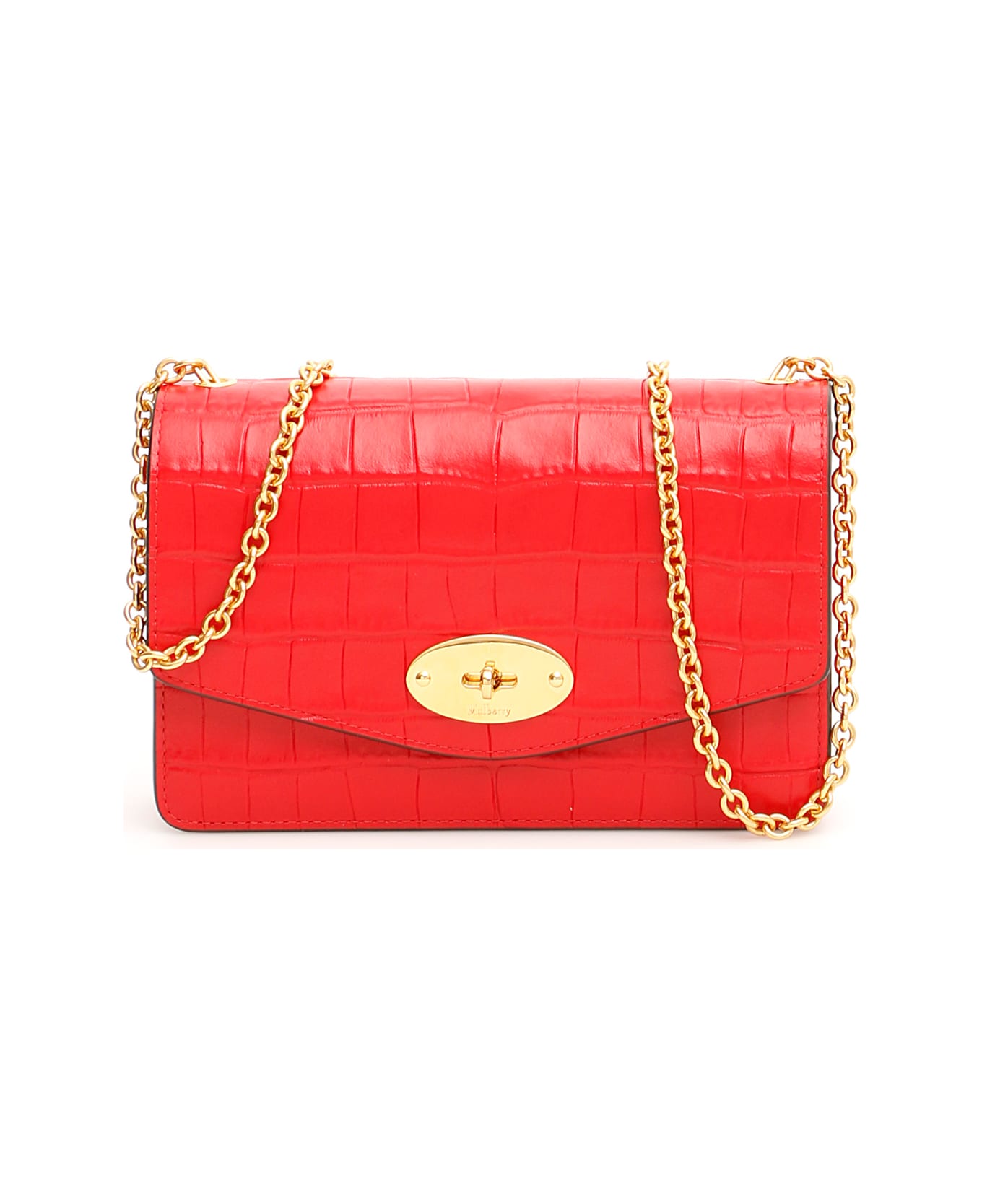 Mulberry Croc Print Small Darley Bag | italist