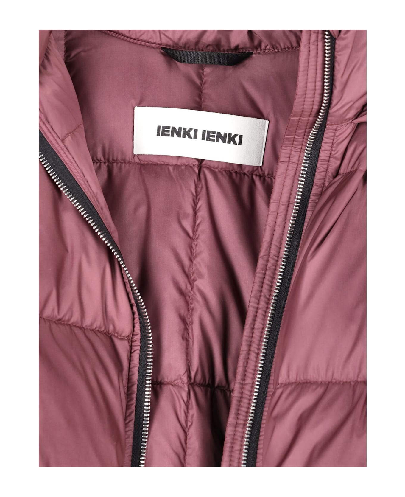 IENKI IENKI Maxi 'pyramid Leon' Down Jacket - Purple