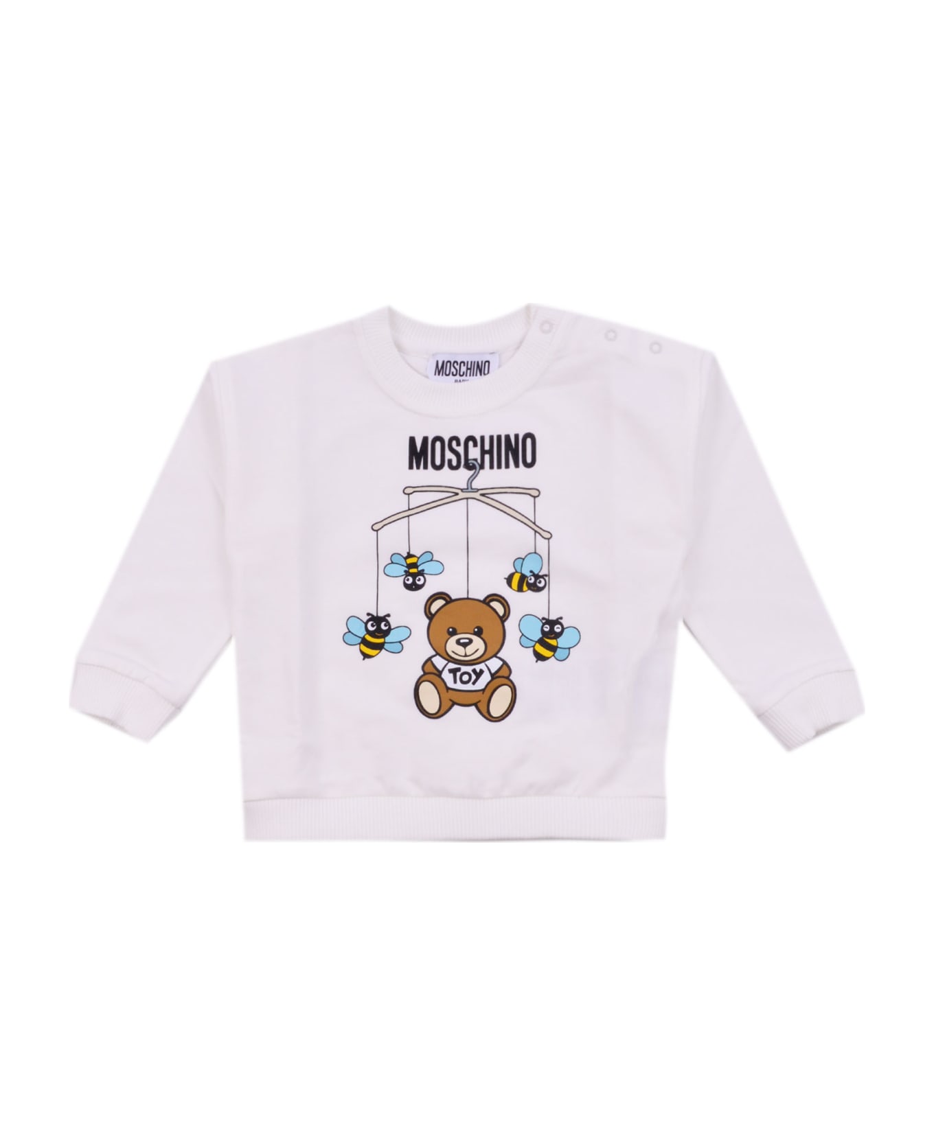 Moschino Cotton Sweatshirt - White