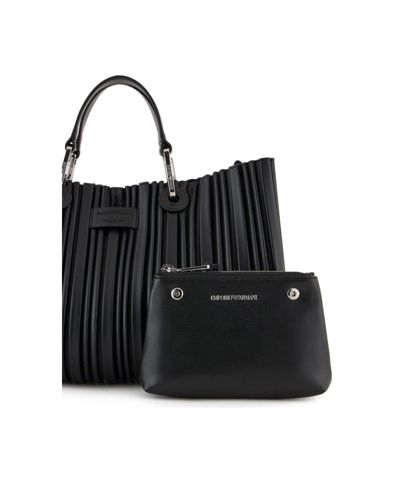 Emporio Armani Shopping Bag - Black