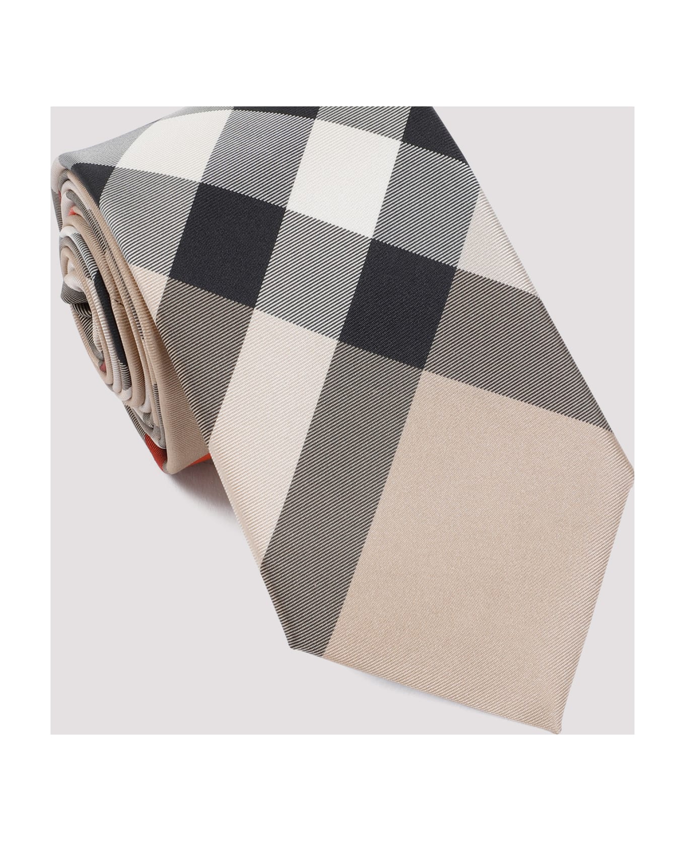 Burberry Classic Cut Check Silk Tie - Archive Beige
