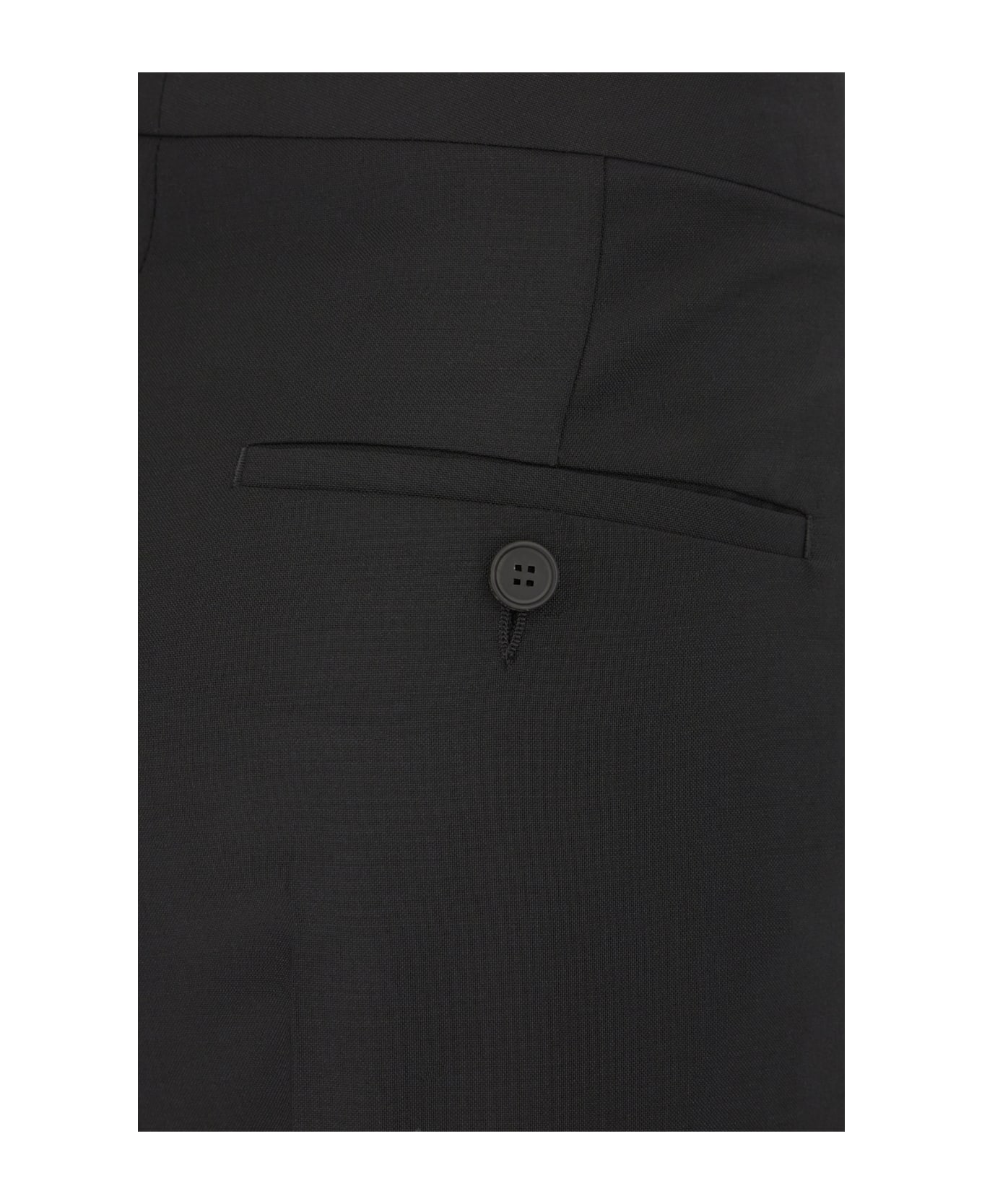 パンツ GIVENCHY Black wool blend flared leg pant (BW511N100H 001) Black wool blend flared leg pant – G&B