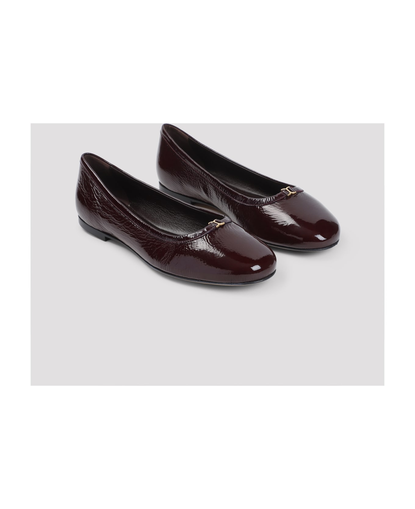 Chloé Marcie Ballerina Flats - Plum Purple