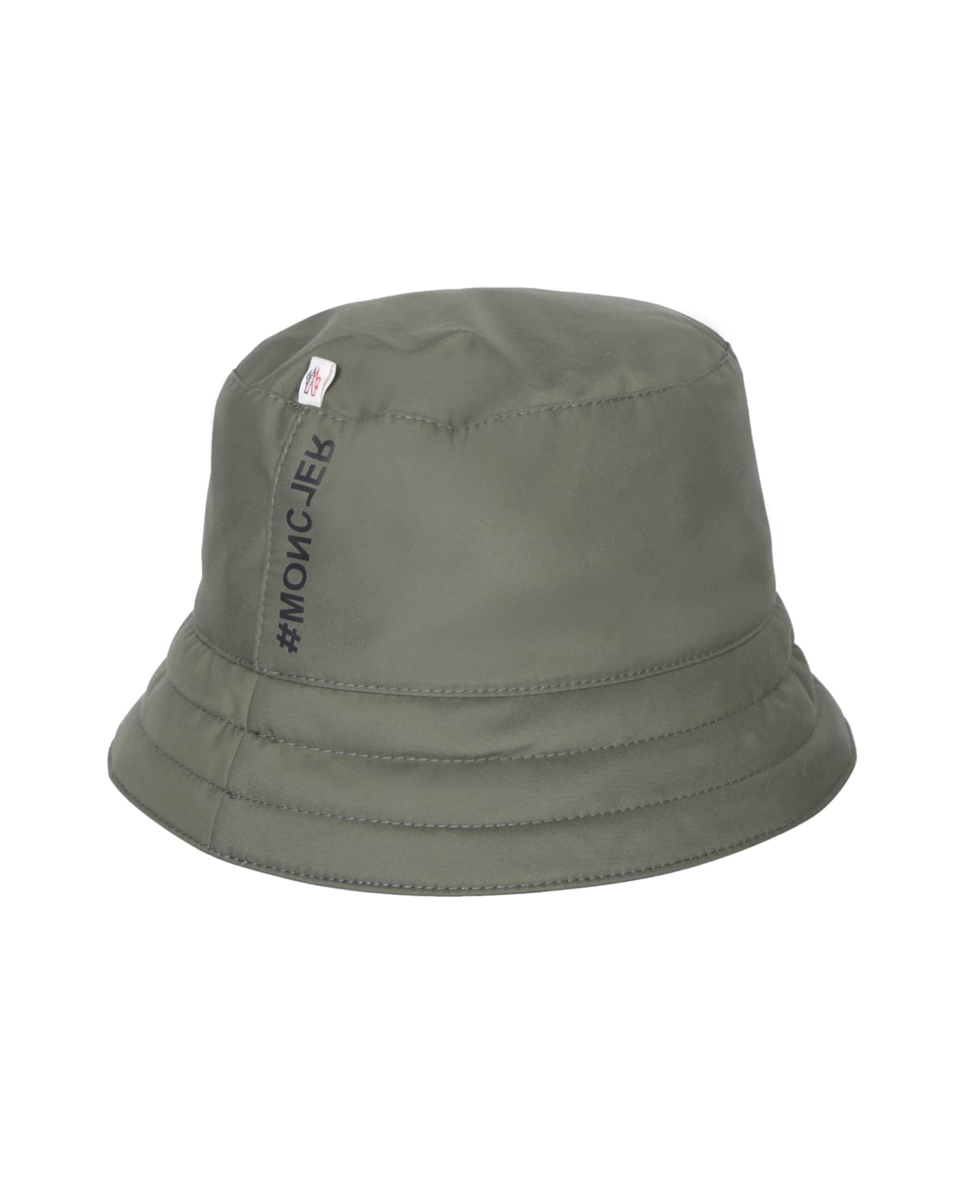 Moncler Grenoble Nylon Green Bucket Cap - Black