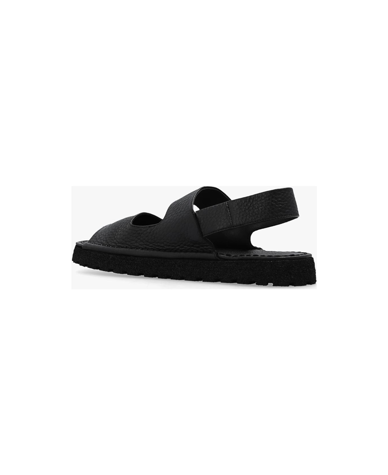 Marsell Leather Sandals - Black