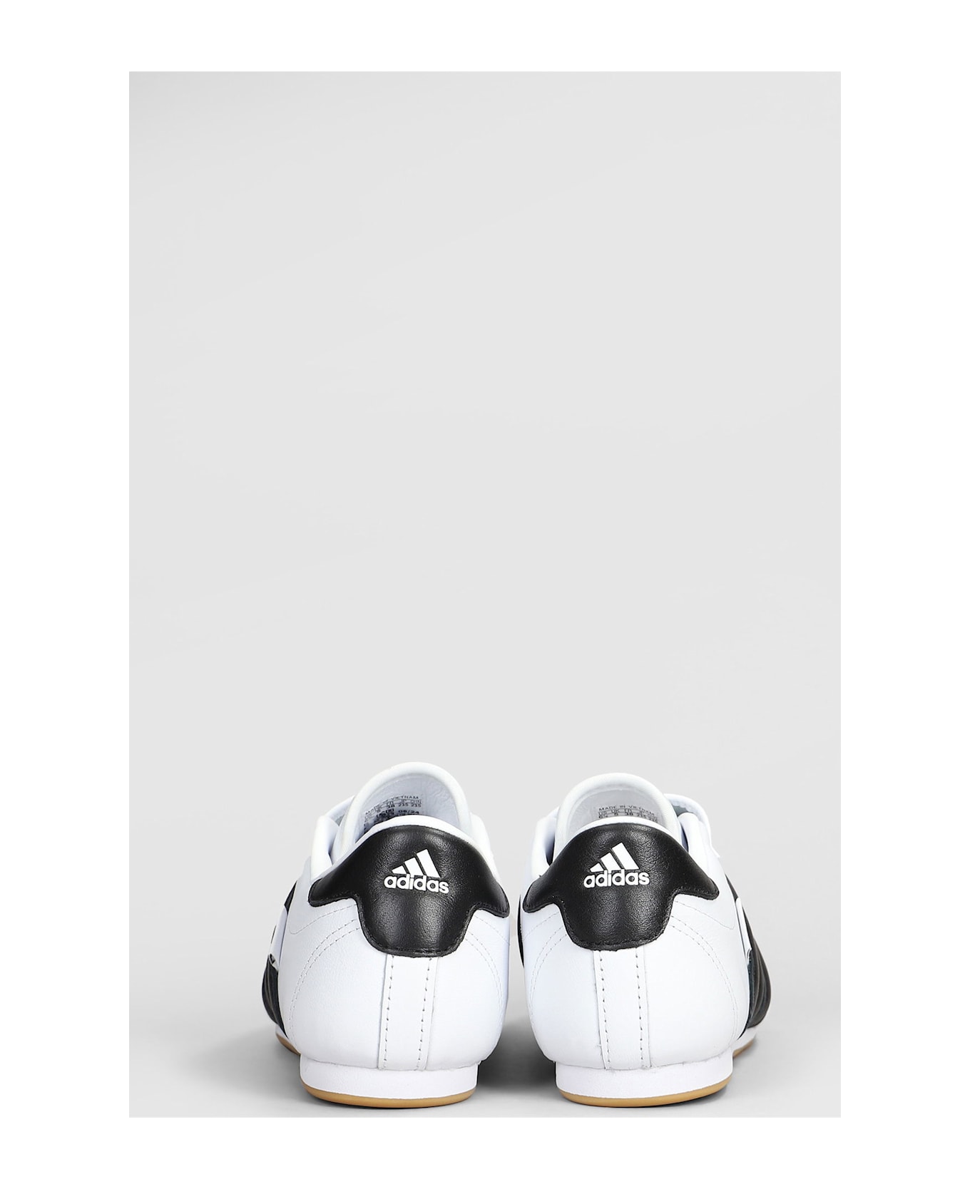 Adidas Taekwondo Sneakers In White Leather - white