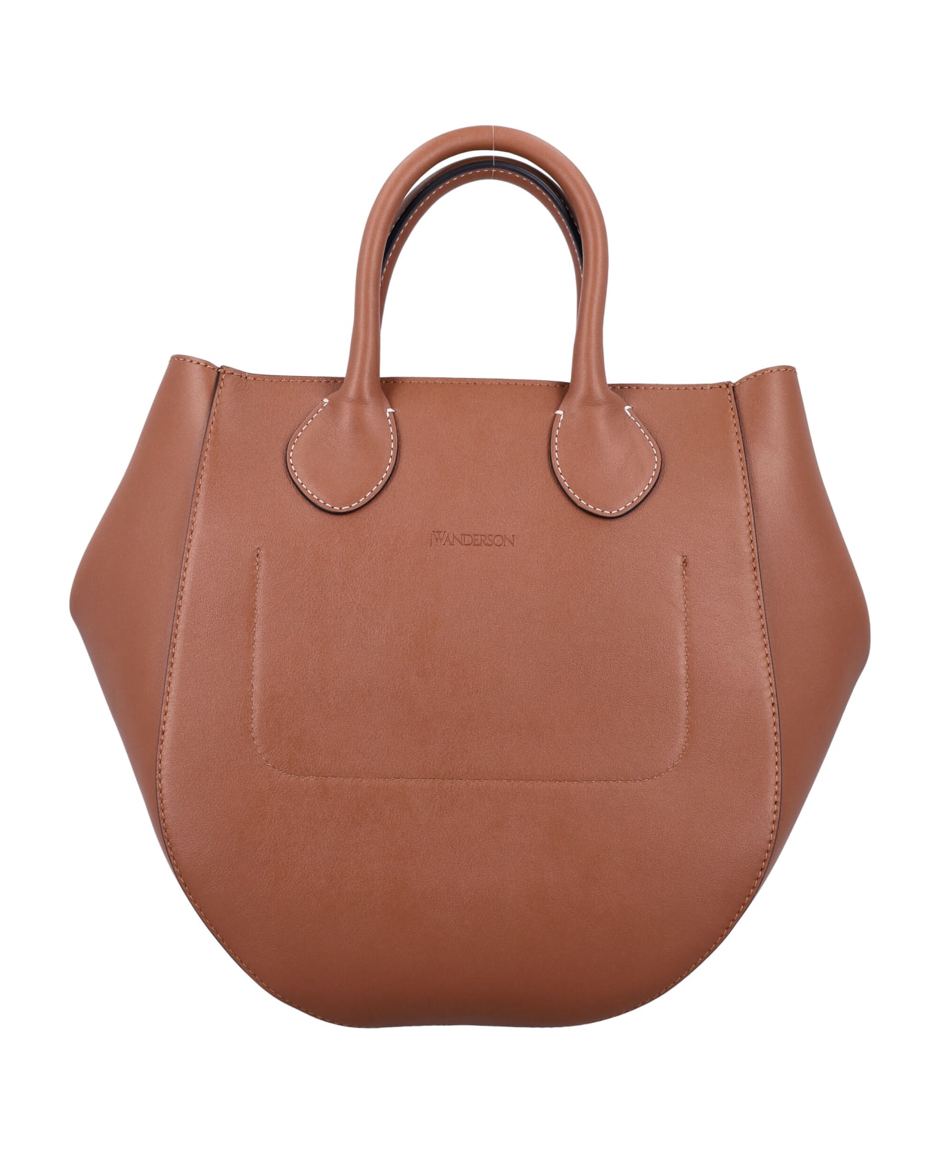 J.W. Anderson Punch Small Tote - CHESTNUT