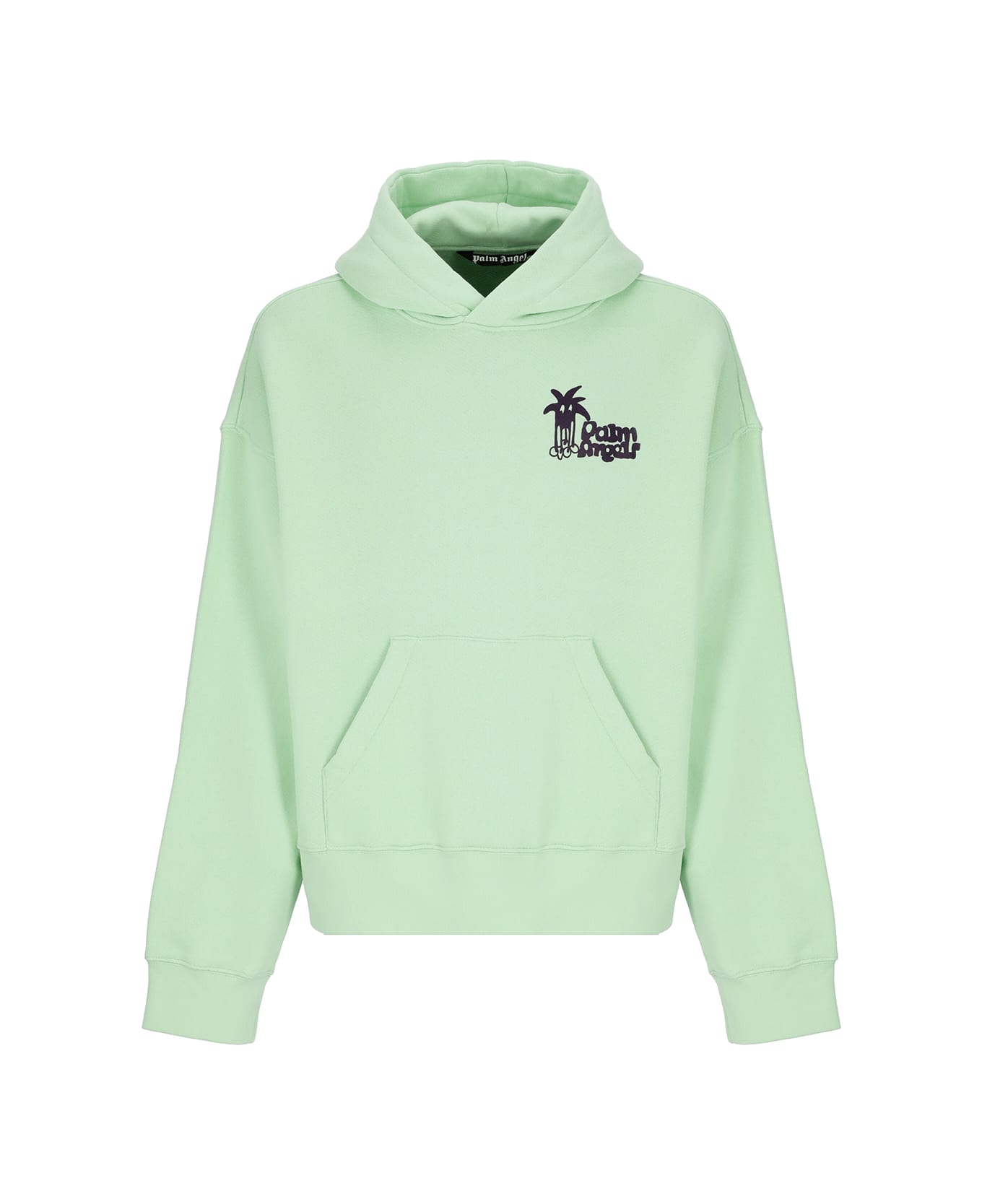 Palm Angels Cotton Hoodie - Green