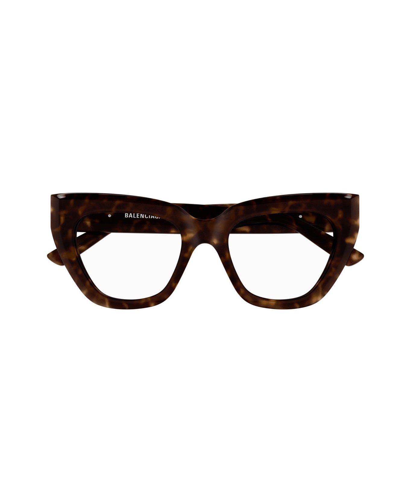 Balenciaga Eyewear Cat-eye Glasses - Marrone アイウェア