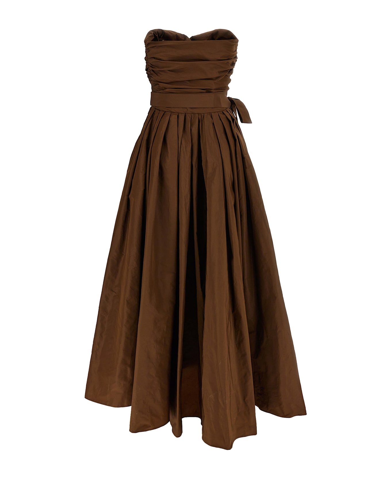 Pinko Pappagallo Dress - Marrone Terra Scuro