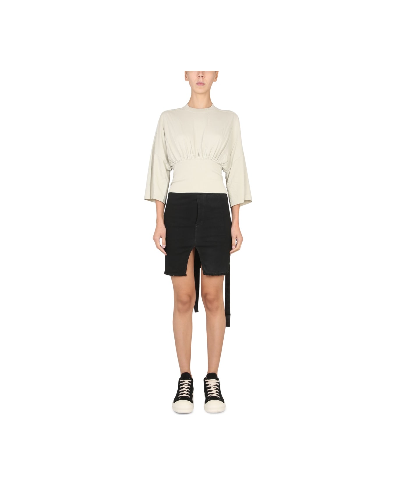 DRKSHDW Tommy Cropped Top - IVORY