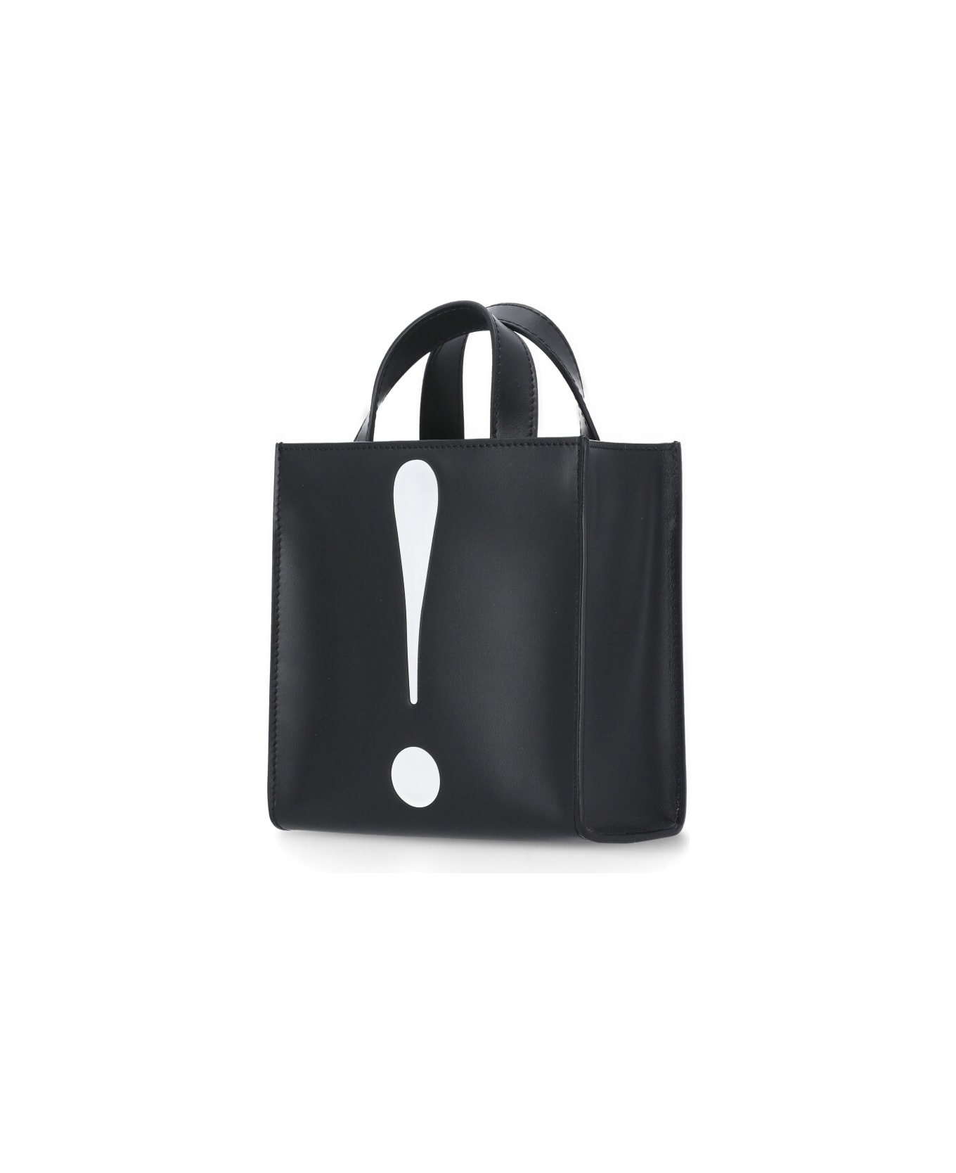 Moschino Leather Shoulder Bag - Nero