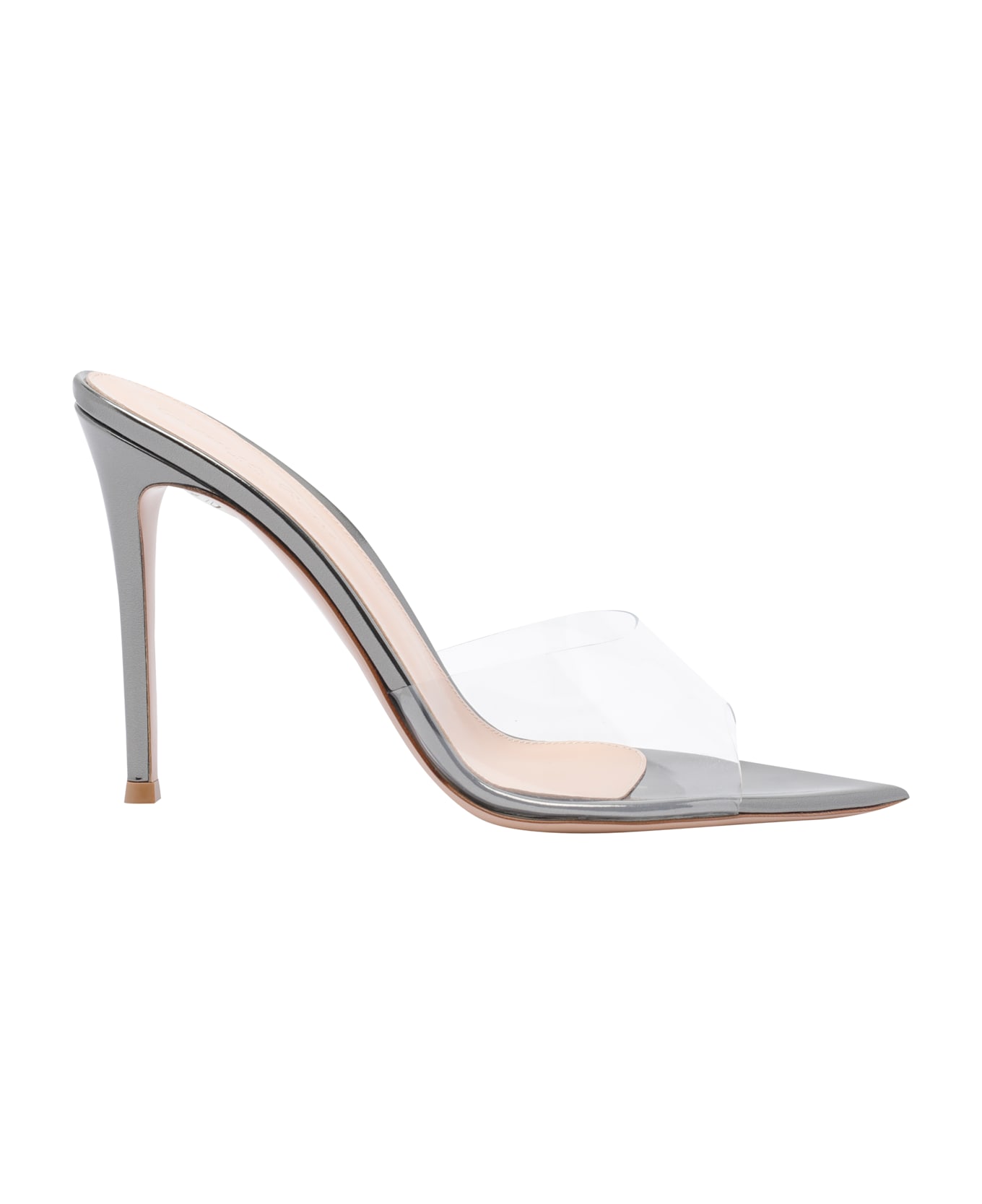 Gianvito Rossi Elle Pump Sandals - Silver