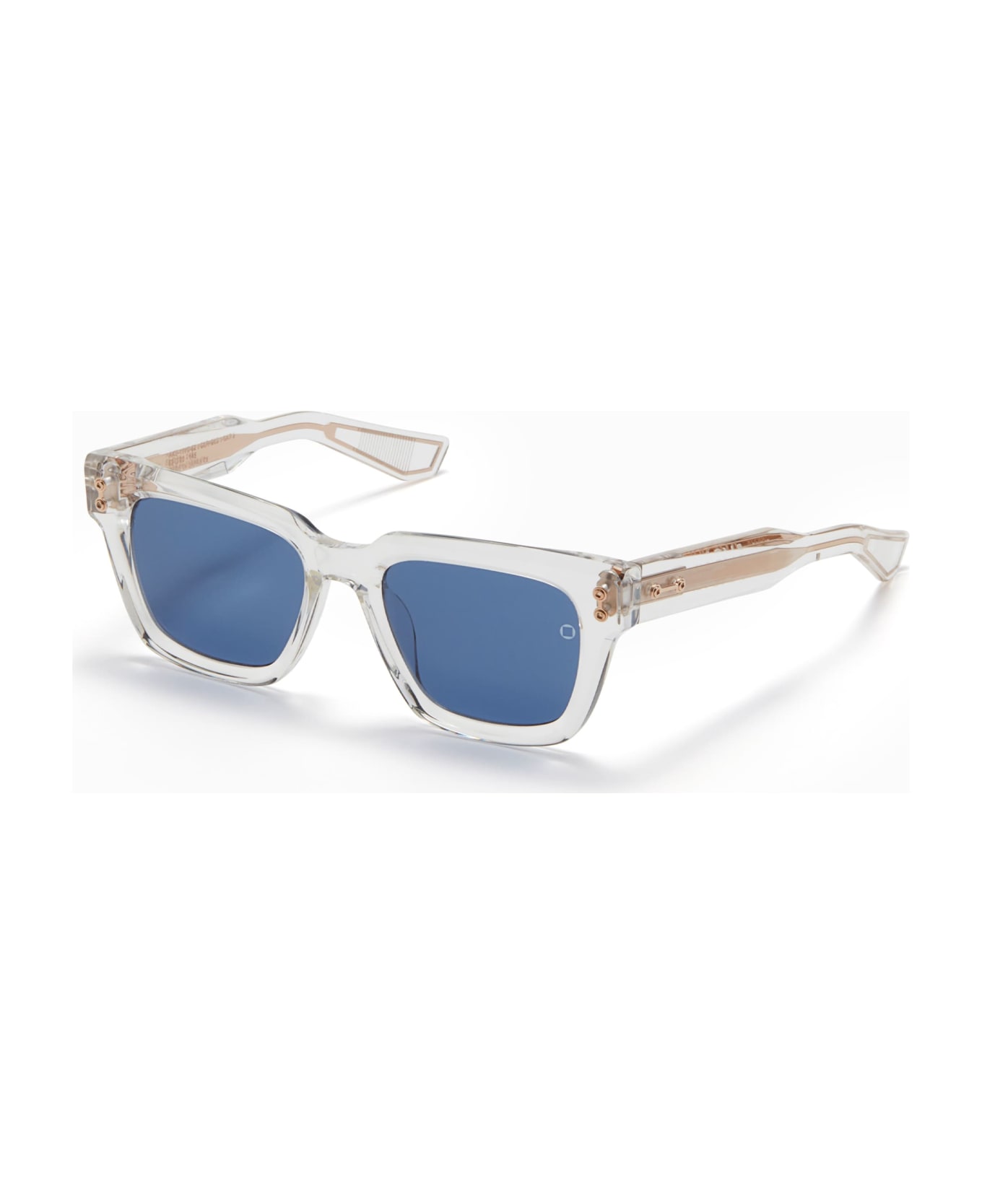 Akoni Pyxis - Crystal Clear / White Gold Sunglasses - transparent