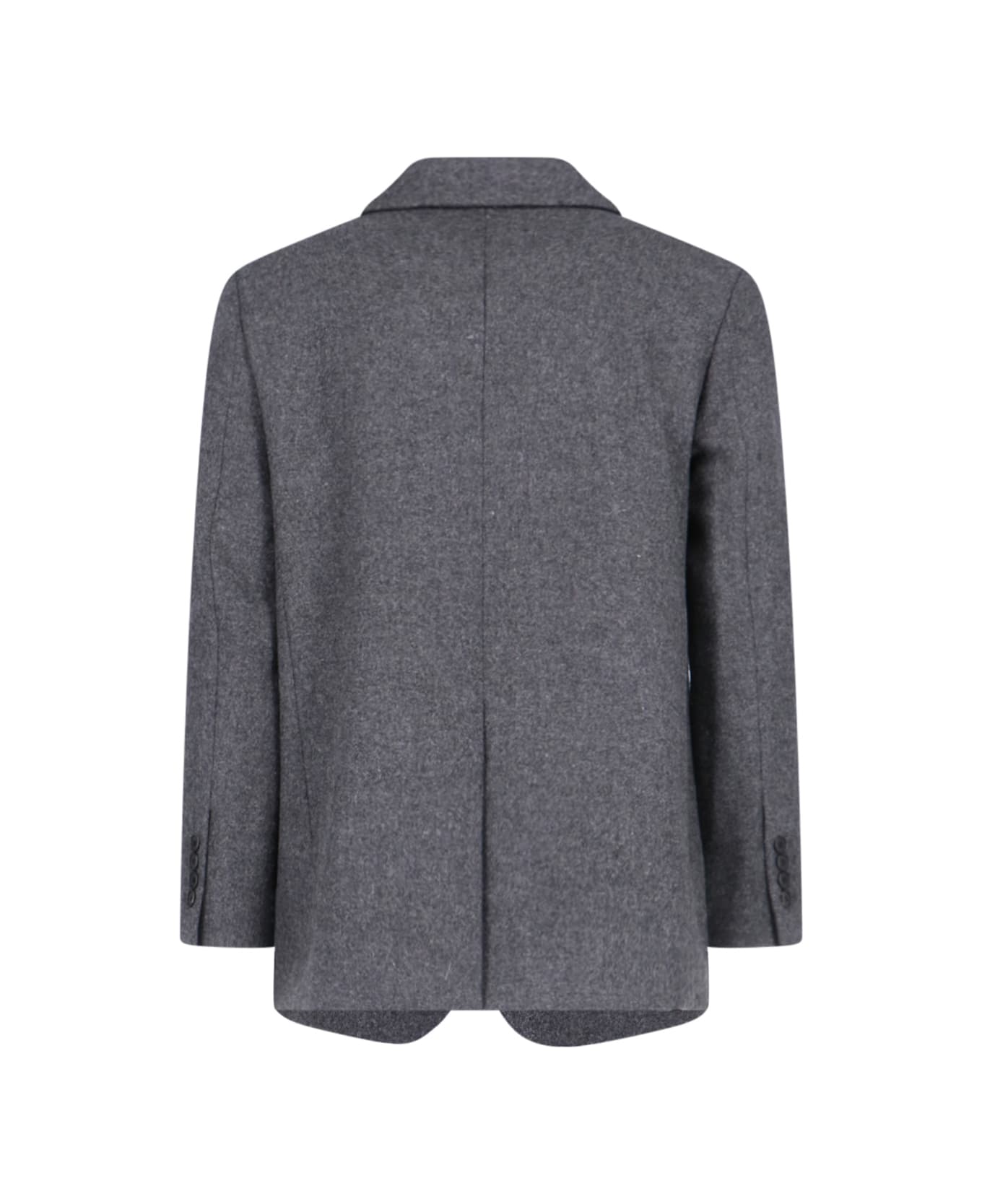 Dunst Single-breasted Blazer - Gray