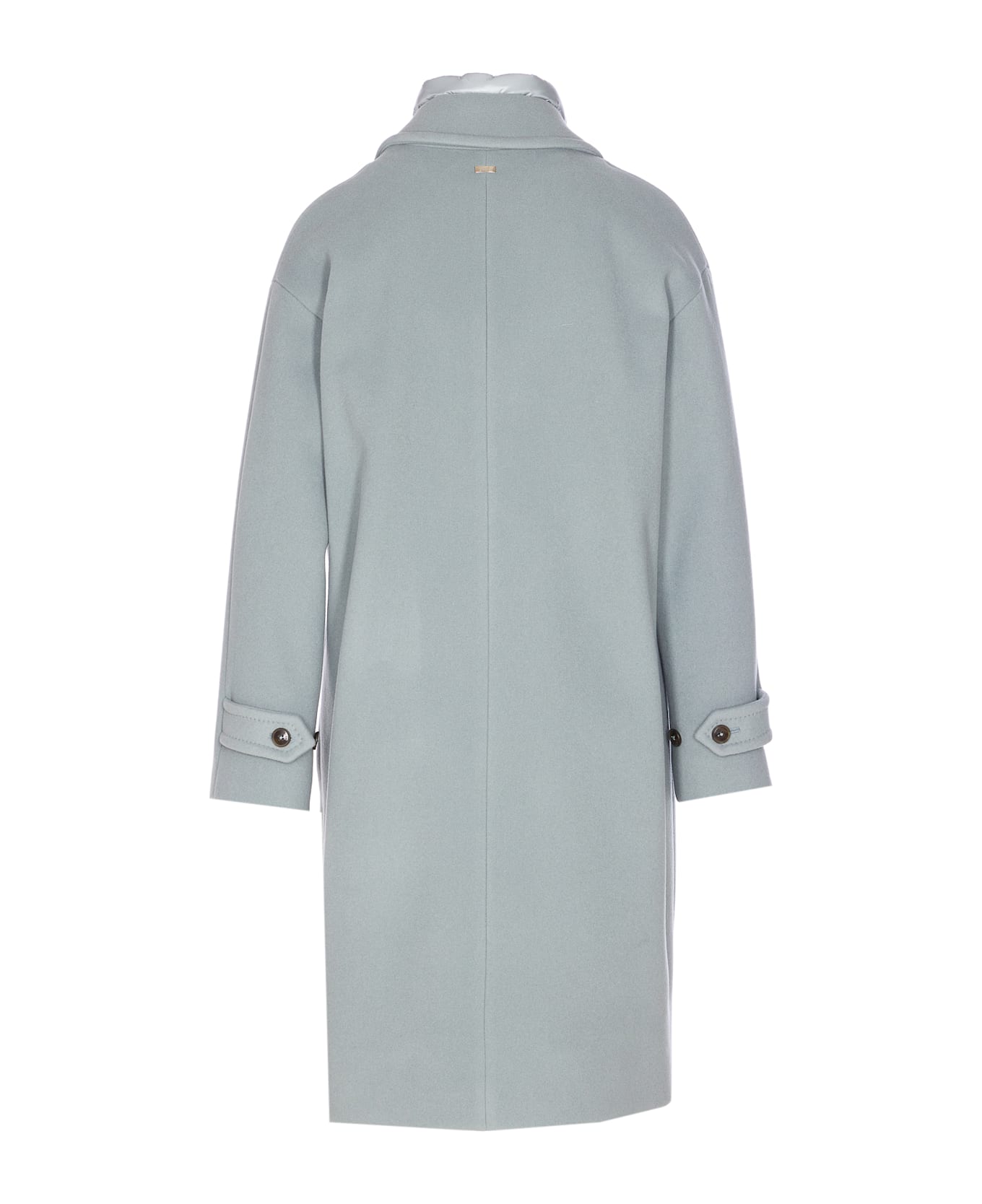 Herno Single Breasted Coat - Blue