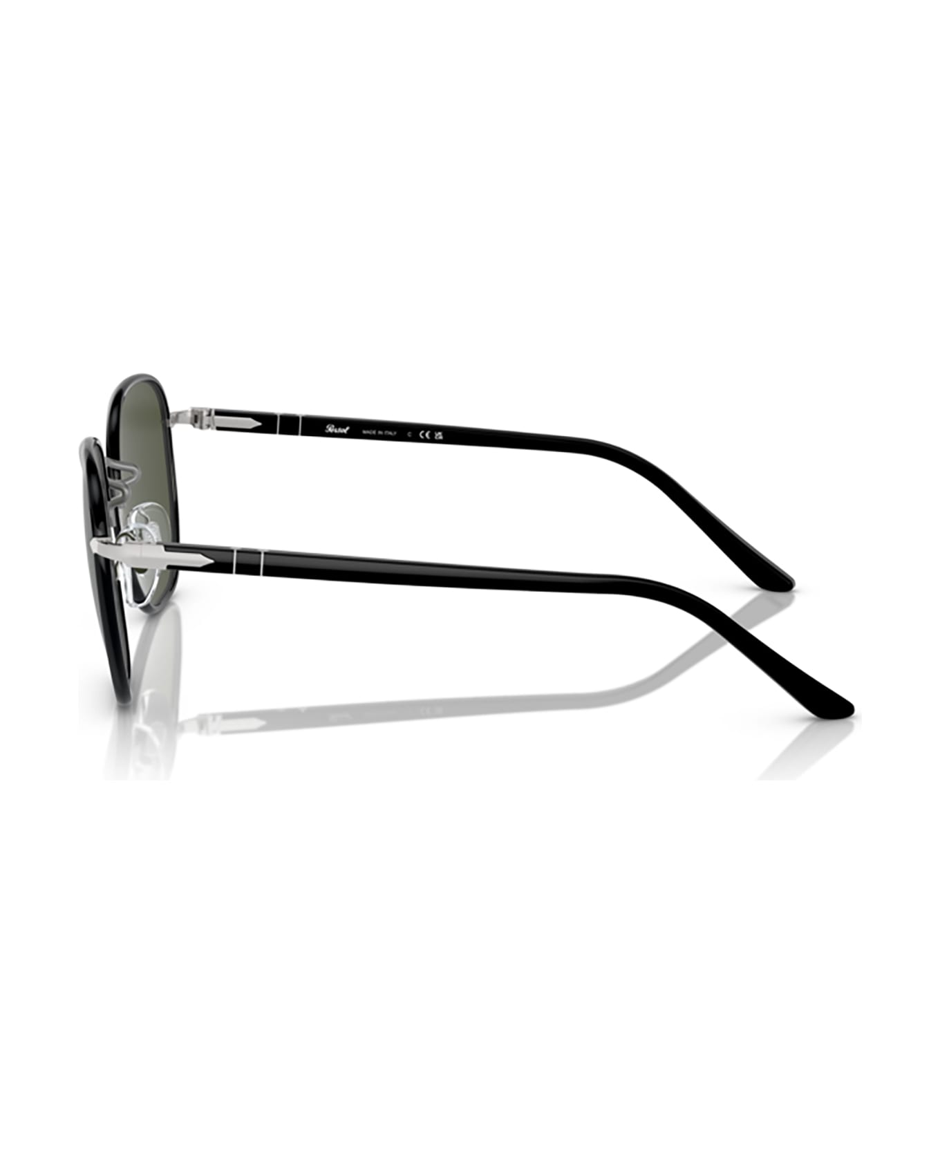 Persol Po1015sj Silver / Black Sunglasses - Silver  /  Black