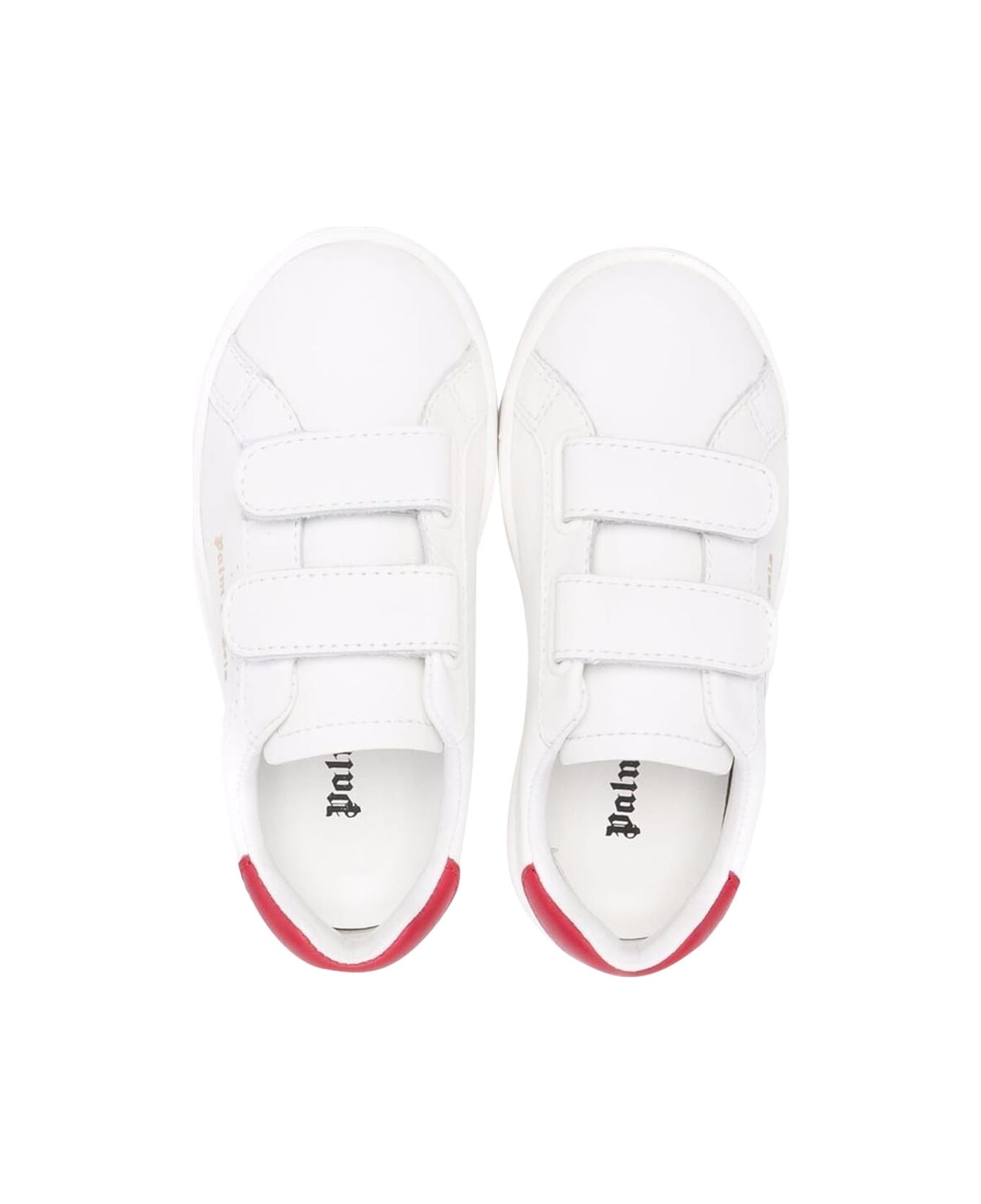 Palm Angels Strap Tennis Sneaker Calf Leather - WHITE