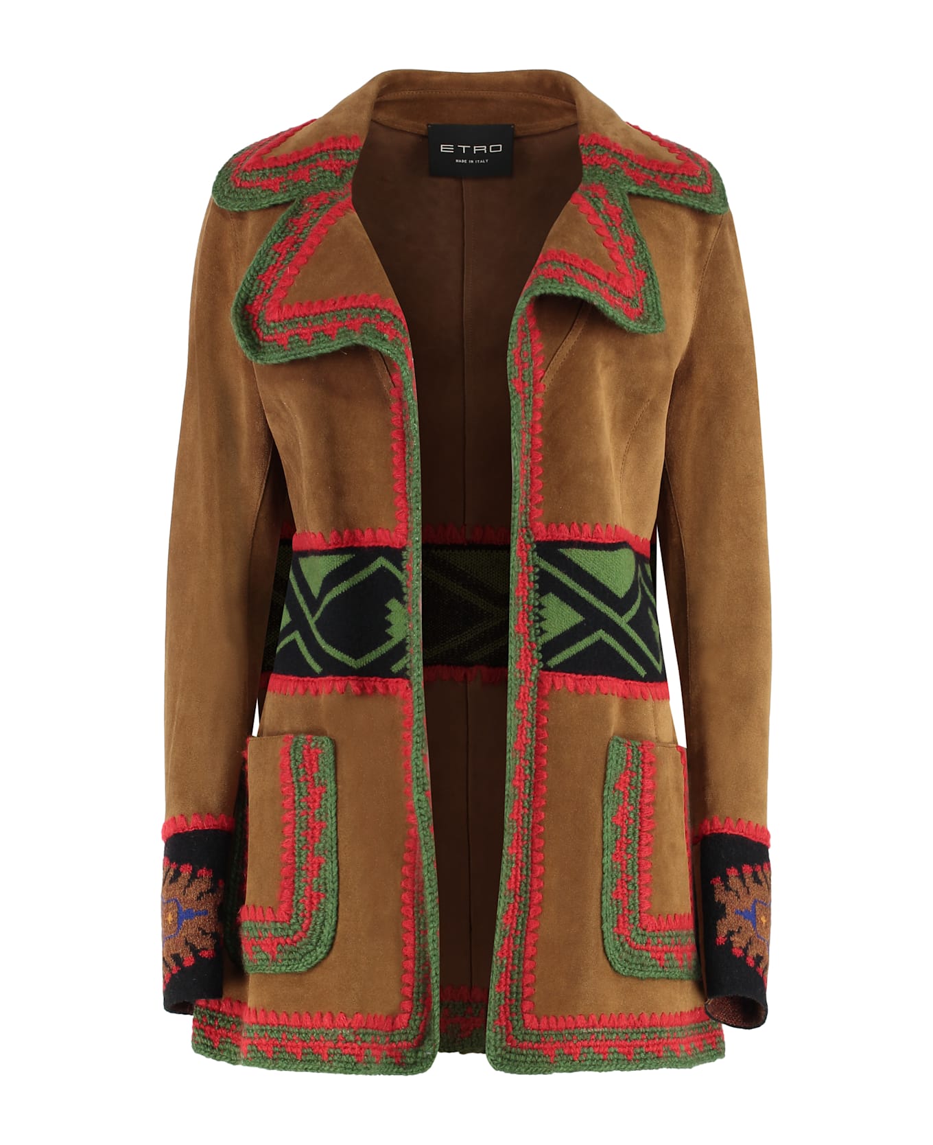 Etro Suede Jacket - brown