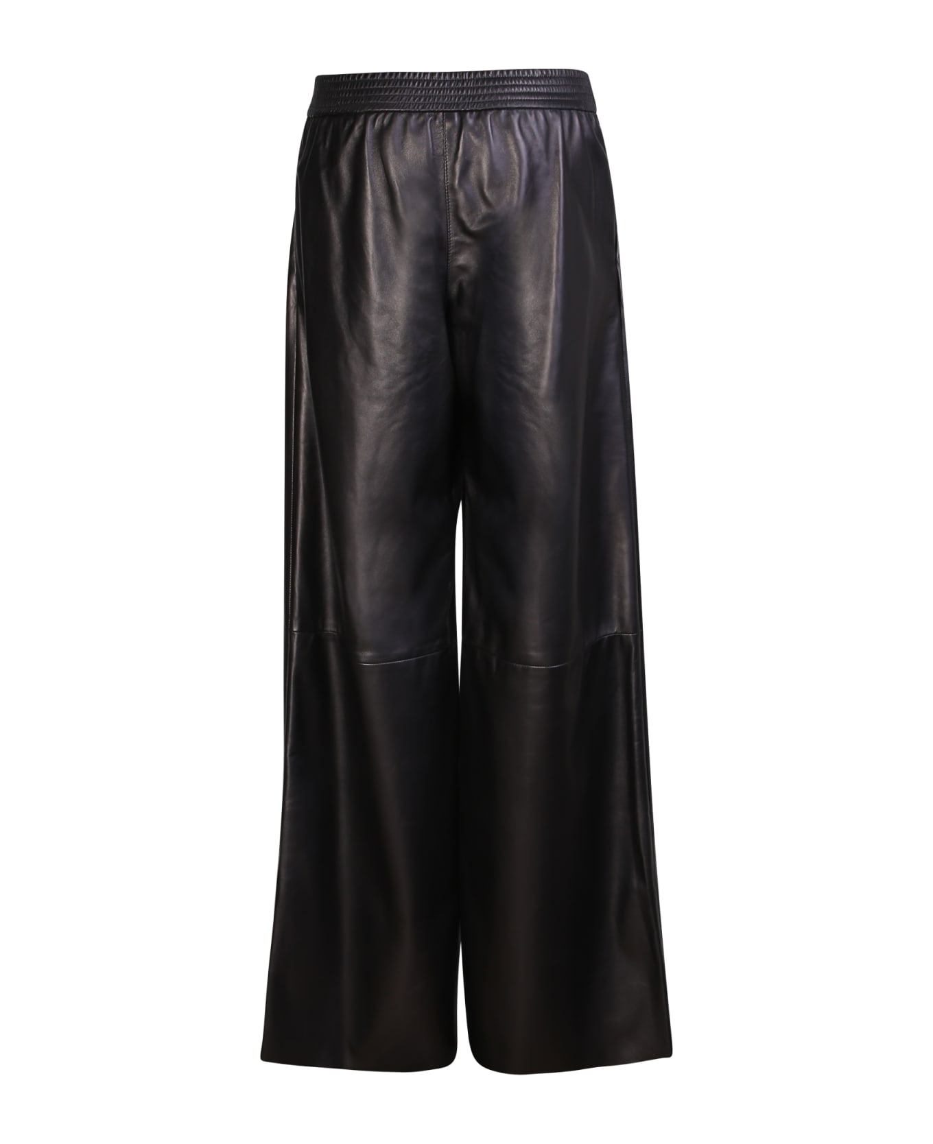 DROMe Black Leather Trousers - Black