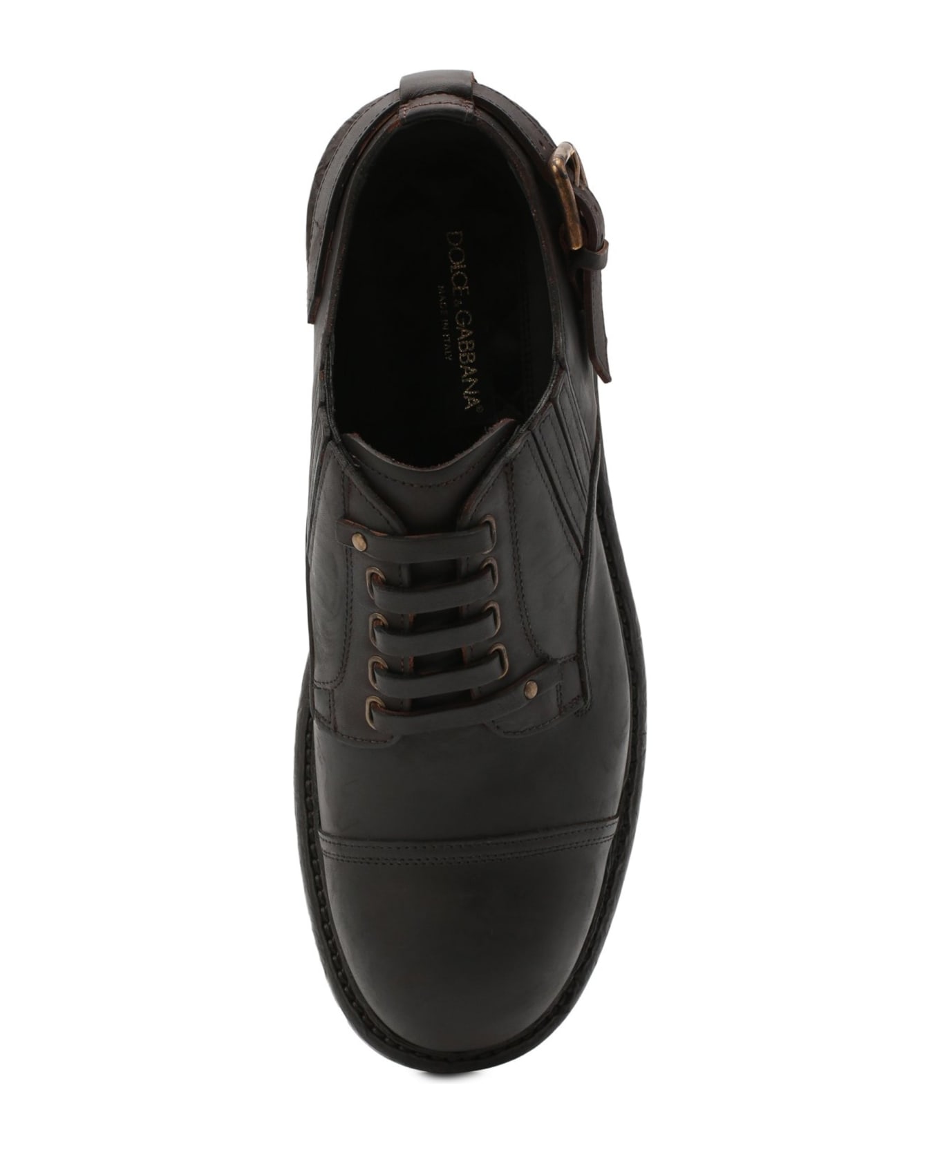 Dolce & Gabbana Leather Derbies - Black