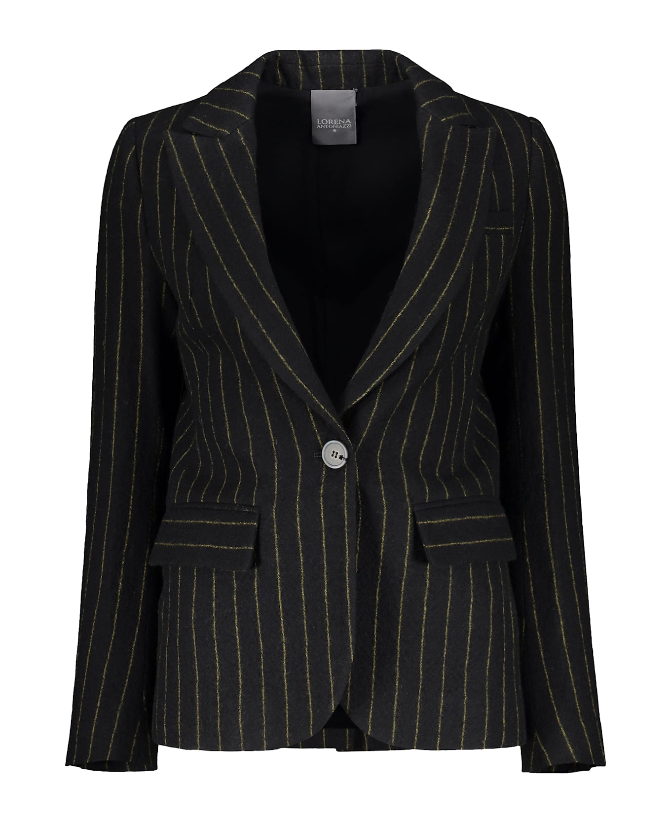 Lorena Antoniazzi Virgin Wool Blazer - black