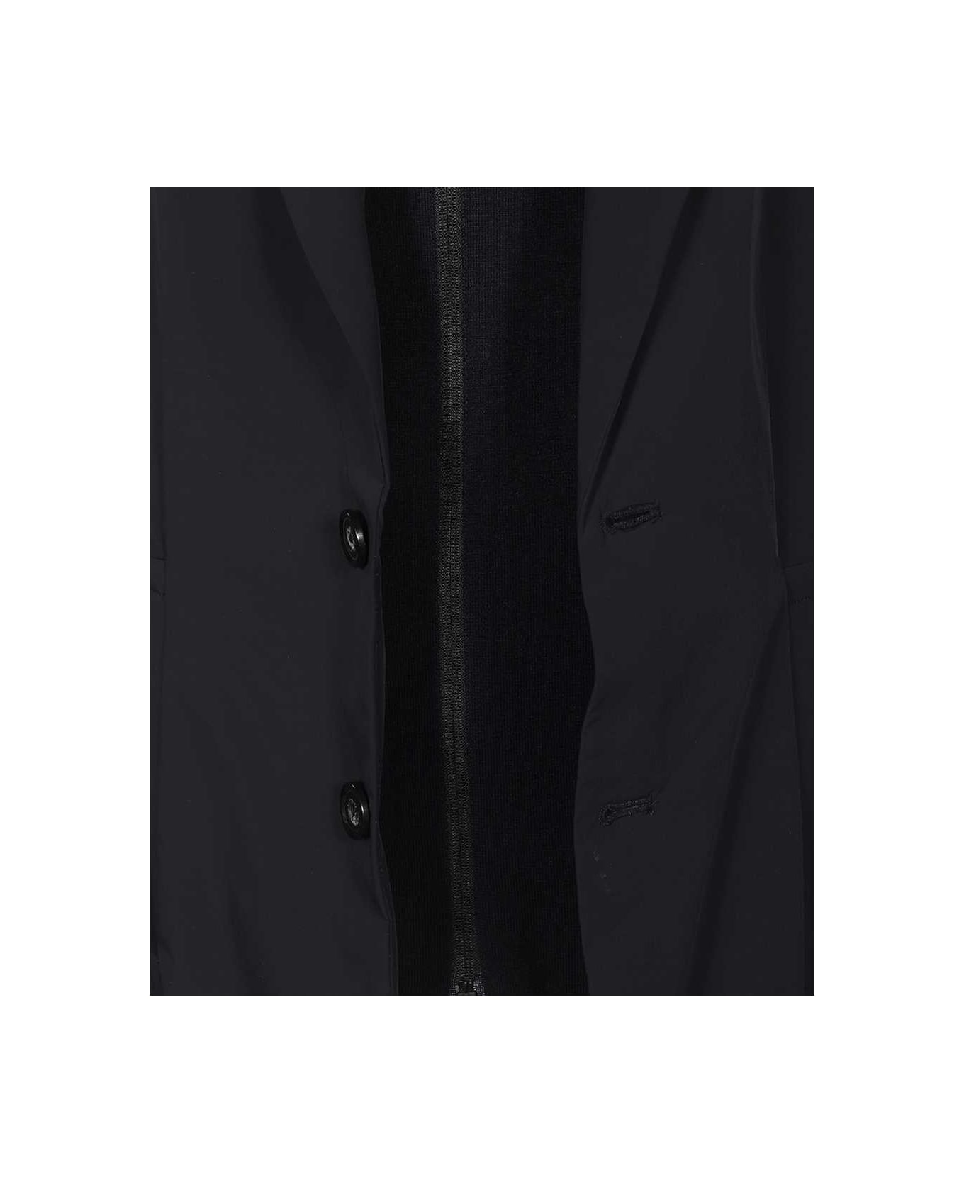 Emporio Armani Single-breasted Two-button Jacket - blue ブレザー