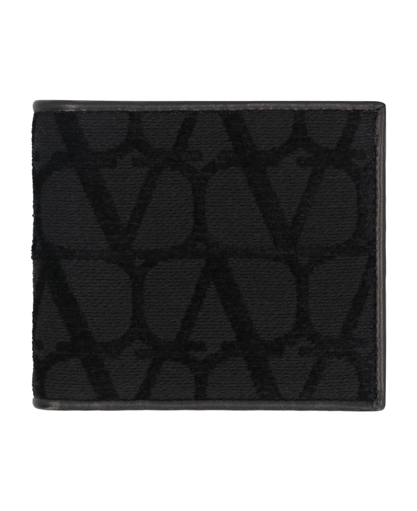 Valentino Garavani - Toile Iconographe Print Wallet - black 財布