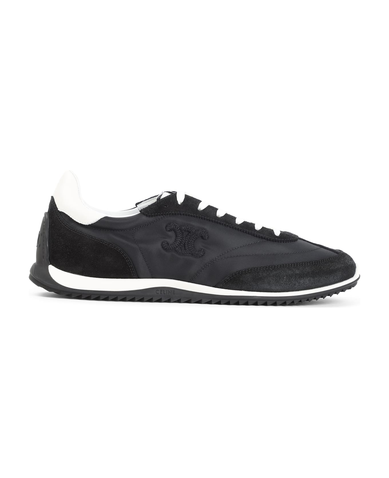 Celine Low Lace-up Sneakers With Triomphe - No Black