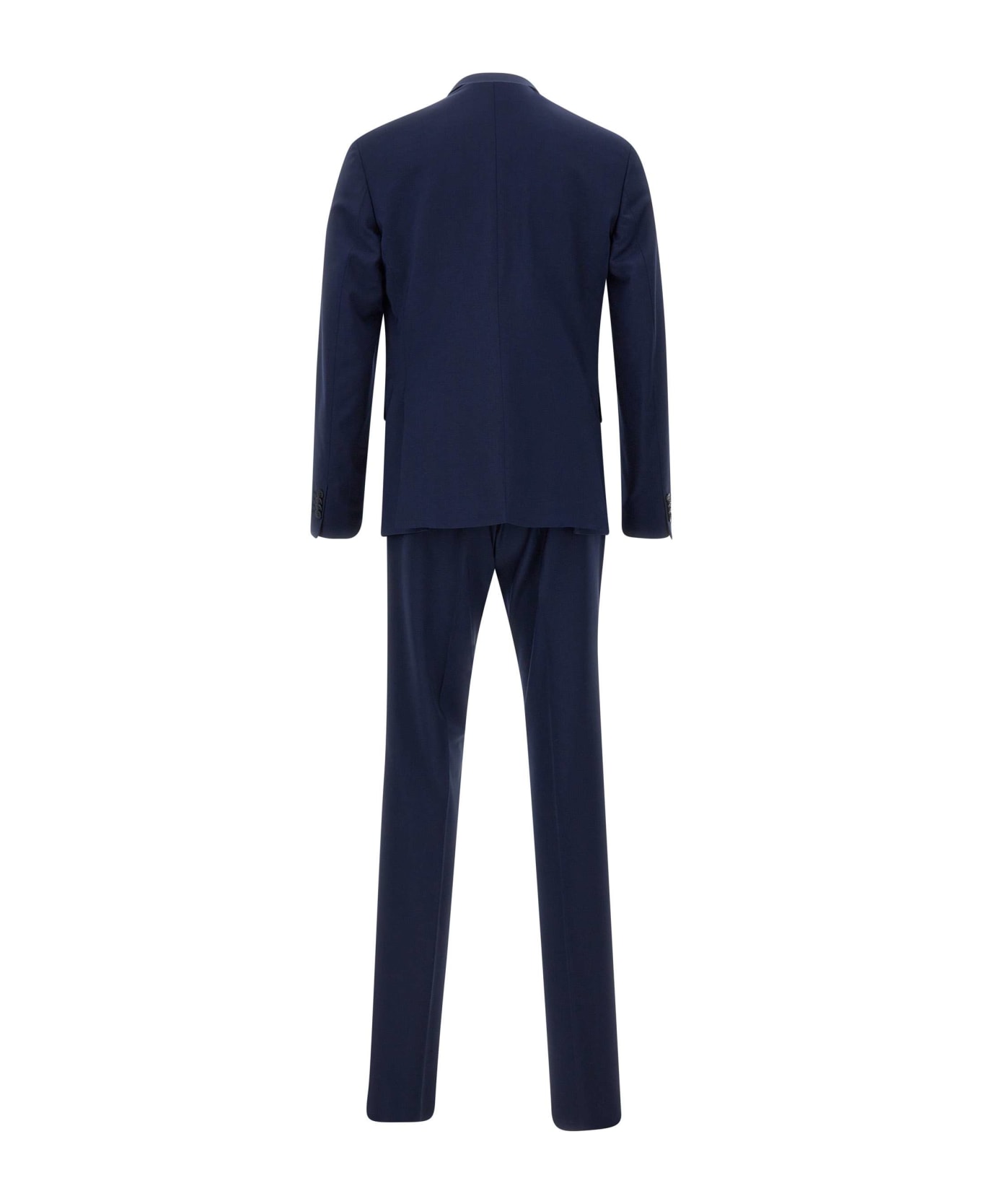 Brian Dales Two-piece Wool Blend Suit - BLUE