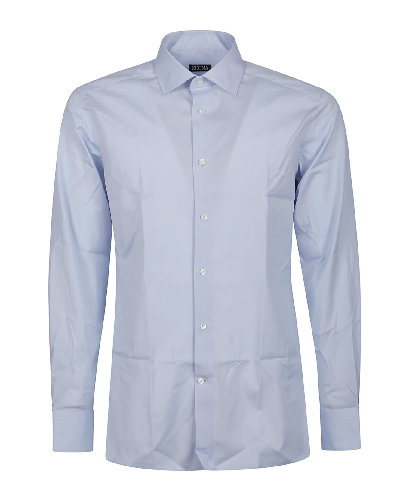 Zegna Long Sleeve Shirt - Azzurro