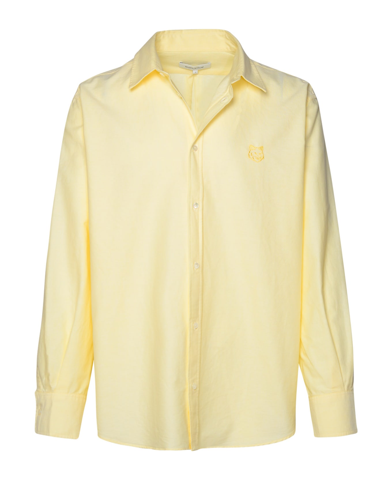 Maison Kitsuné Yellow Cotton Shirt - YELLOW シャツ