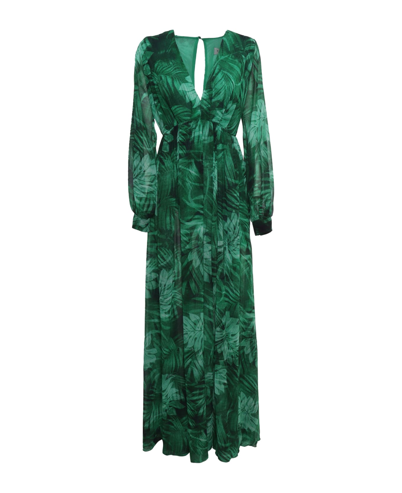 Ermanno Ermanno Scervino Foresta Long Dress - GREEN ニットウェア