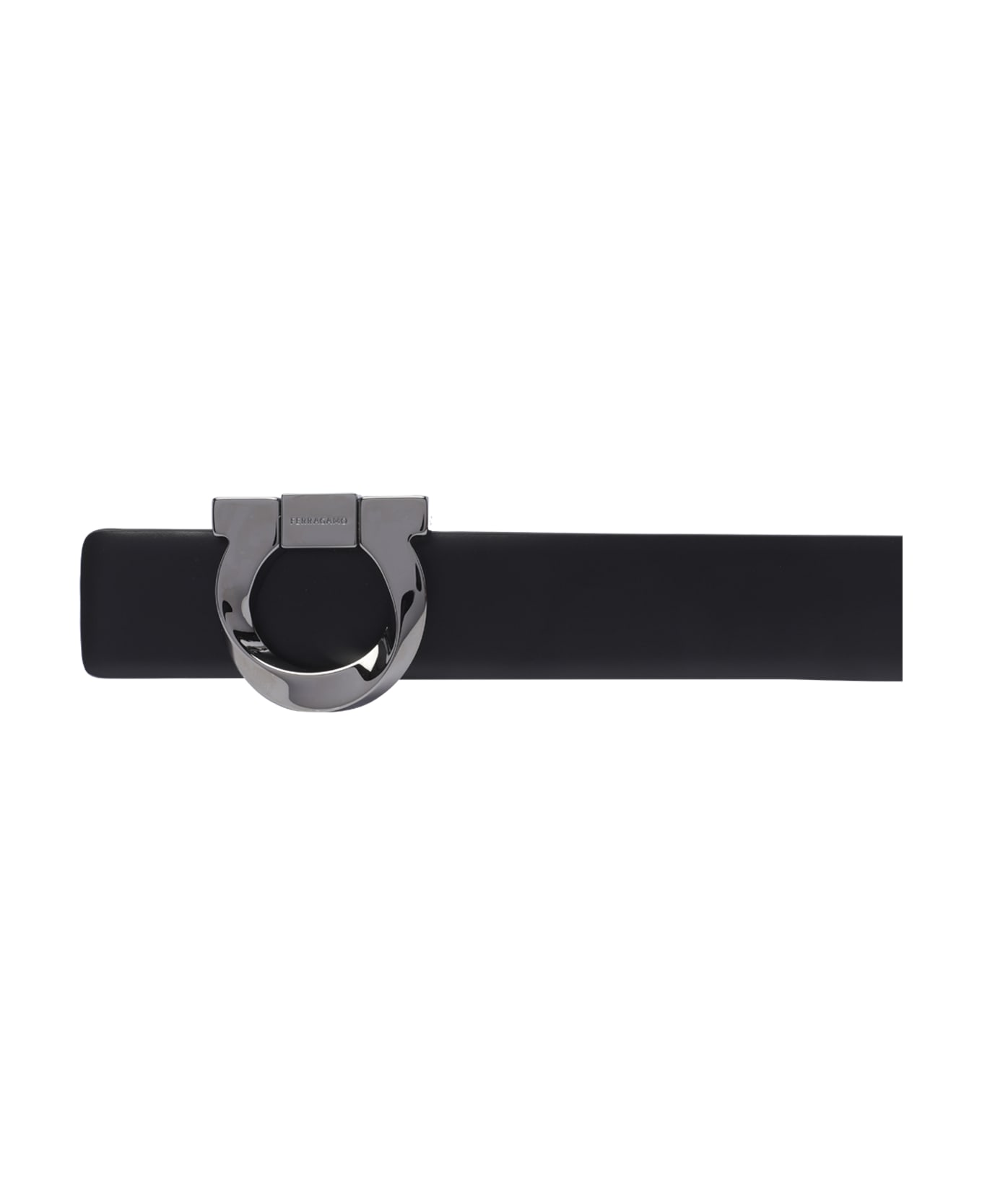 Ferragamo Reversible Gancini Belt - Black
