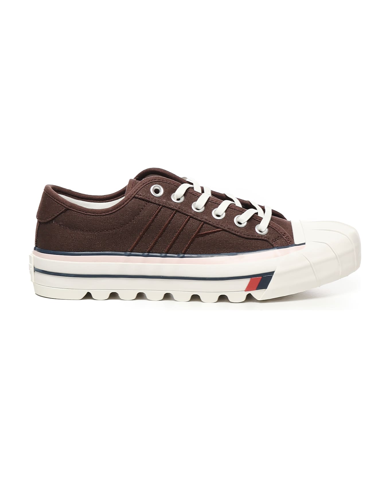 PRO-Keds Low Sneakers With Platform - Brown