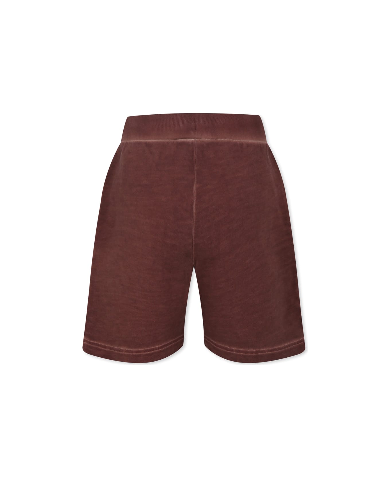 Dsquared2 Brown Shorts For Kids With Logo - Brown