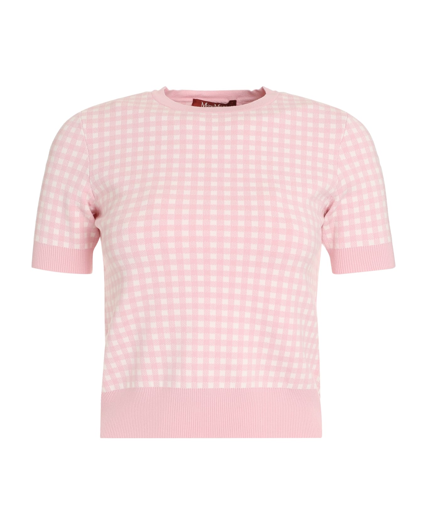 Max Mara Studio Epoca Knitted T-shirt - Pink