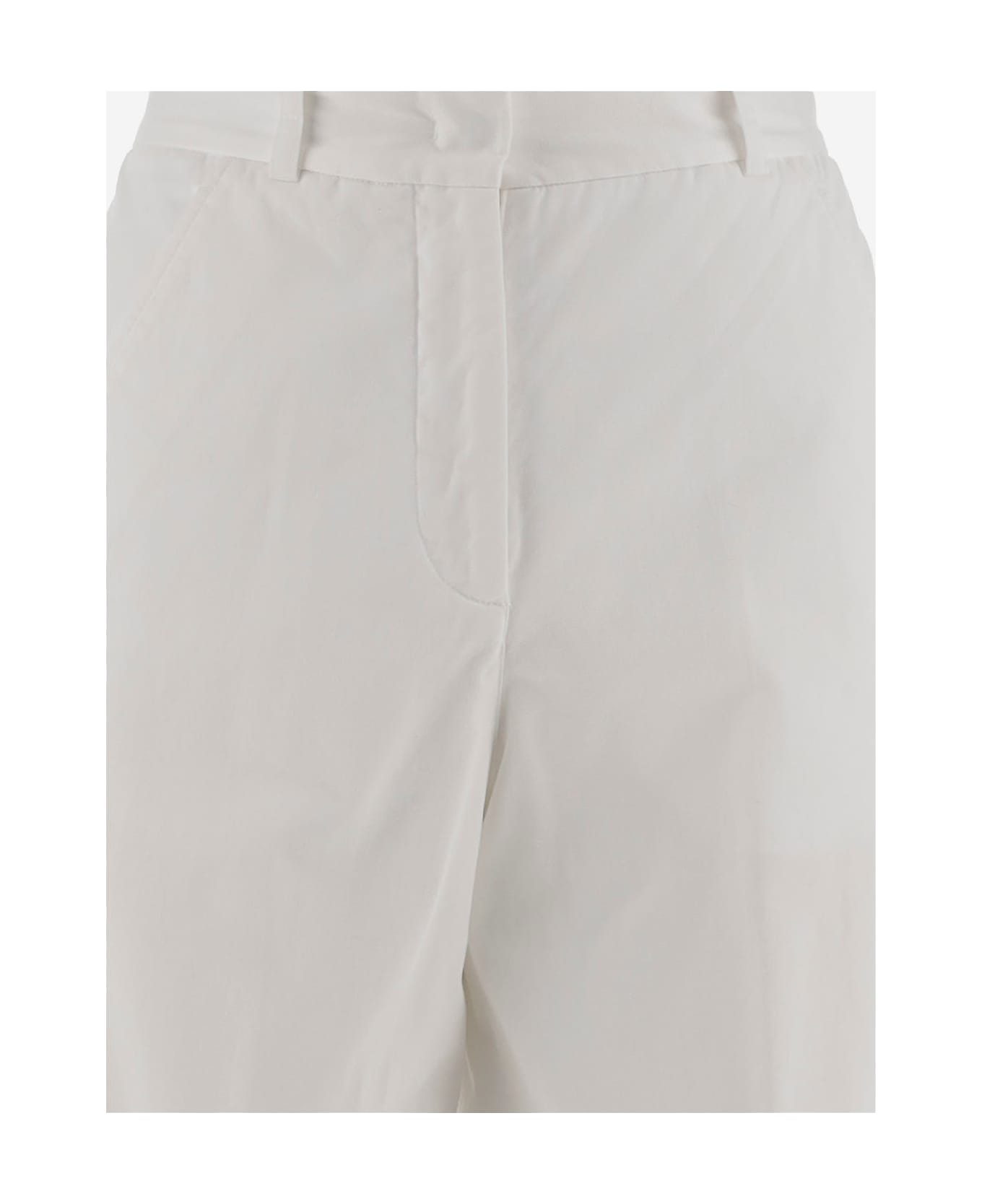 QL2 Stretch Cotton Pants - White
