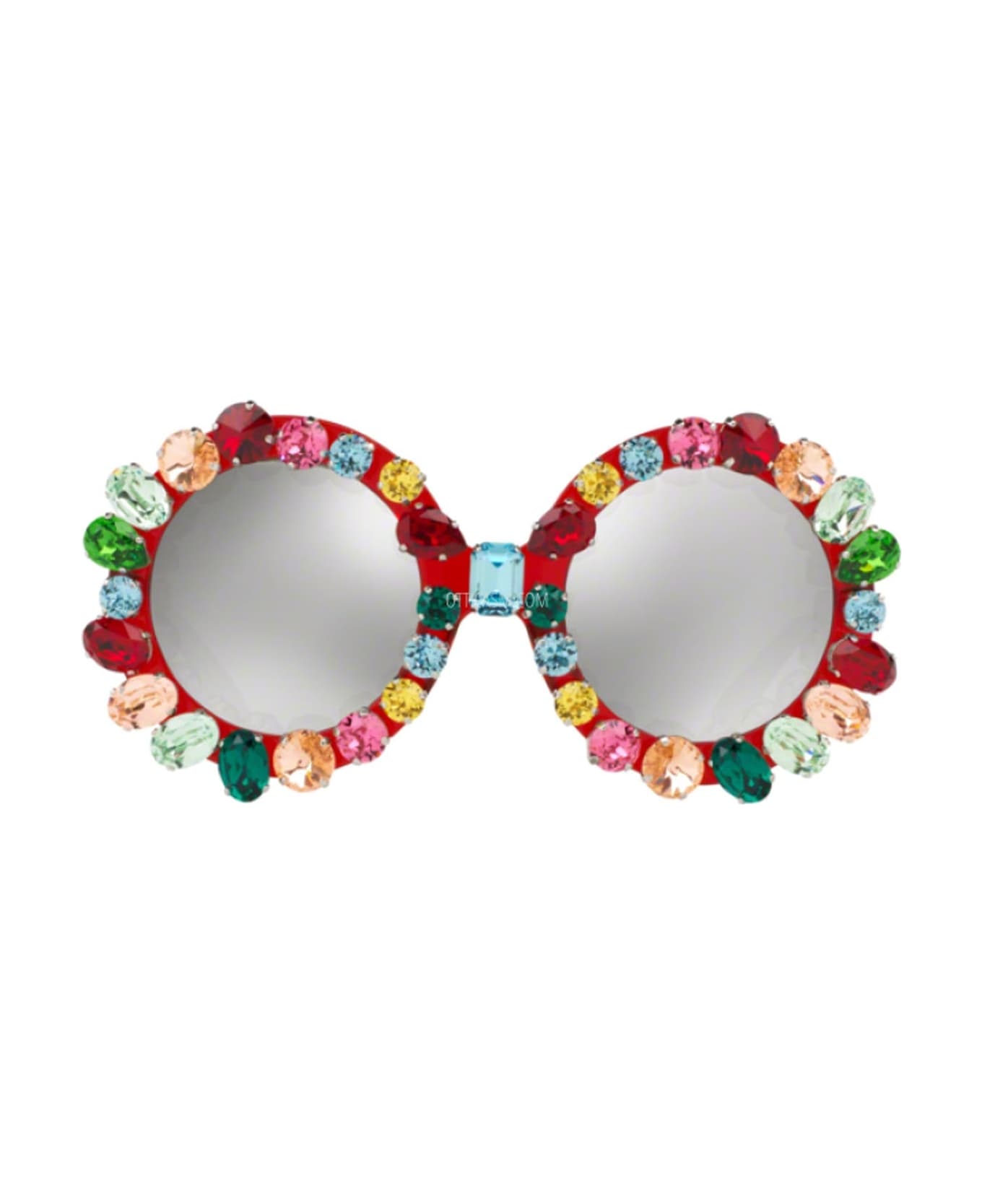 Dolce & Gabbana Crystal Sunglasses - Red